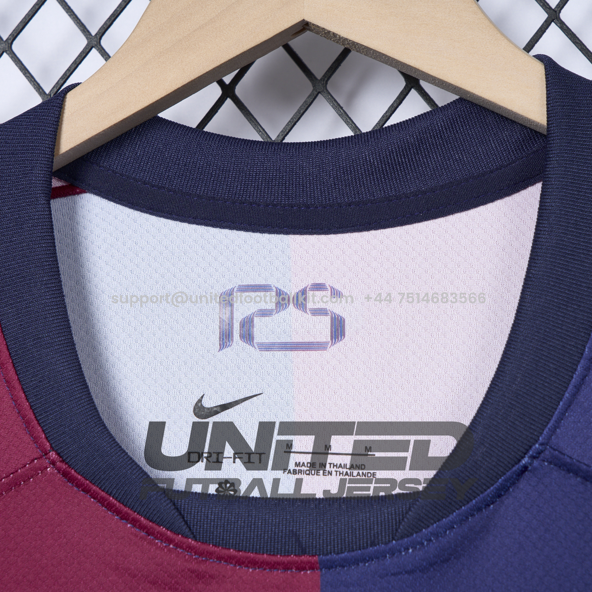 Unitedfootballkit.com | Barcelona X CP 24-25 Home New Co-Branded Jersey - Fans Version -Customize Name, Number and Patch | Worldwide Shipping