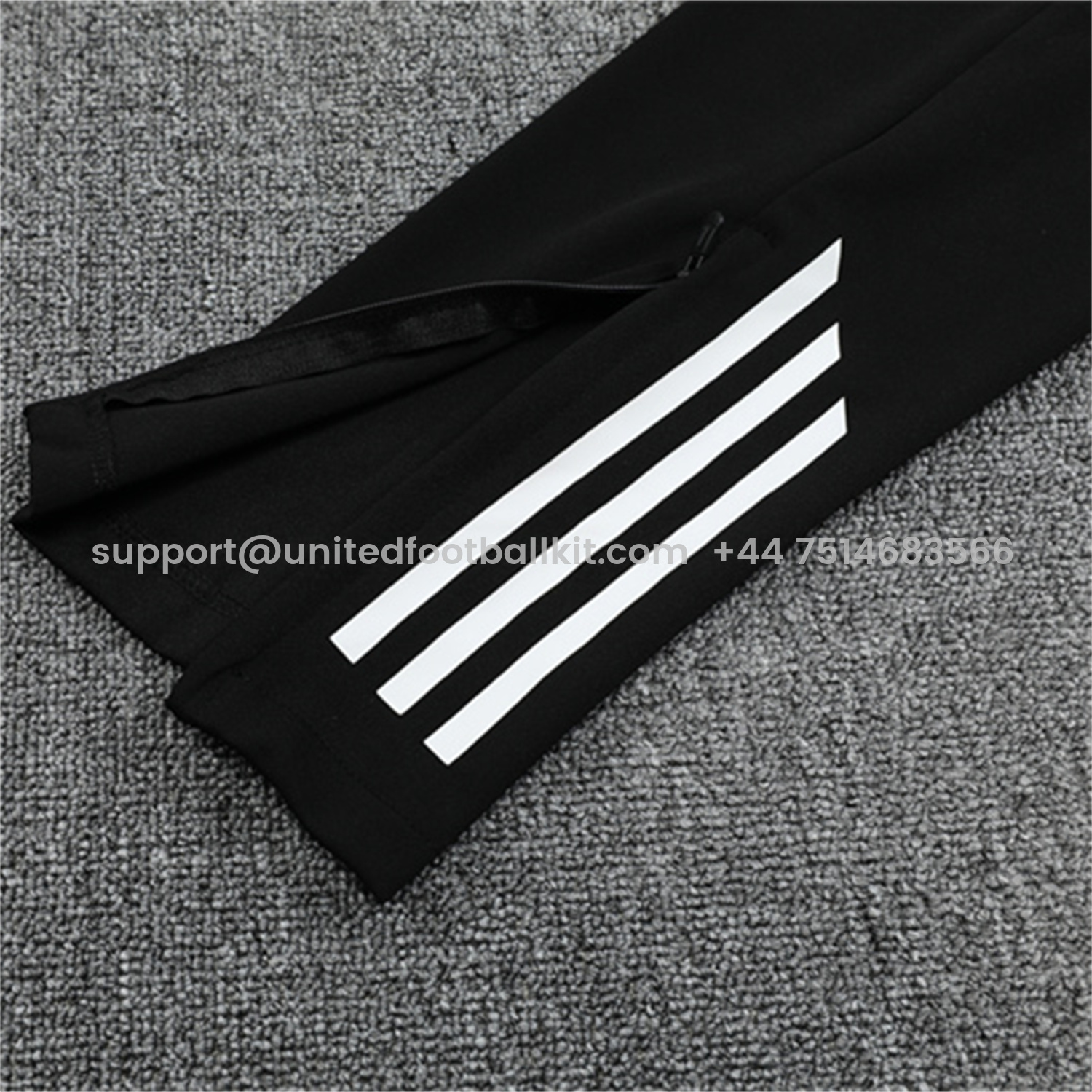 Unitedfootballkit.com | Real Madrid 25-26 Long Sleeve Training Set - Yellow Line White Top and Black Shorts -Customize Name, Number and Patch | Worldwide Shipping