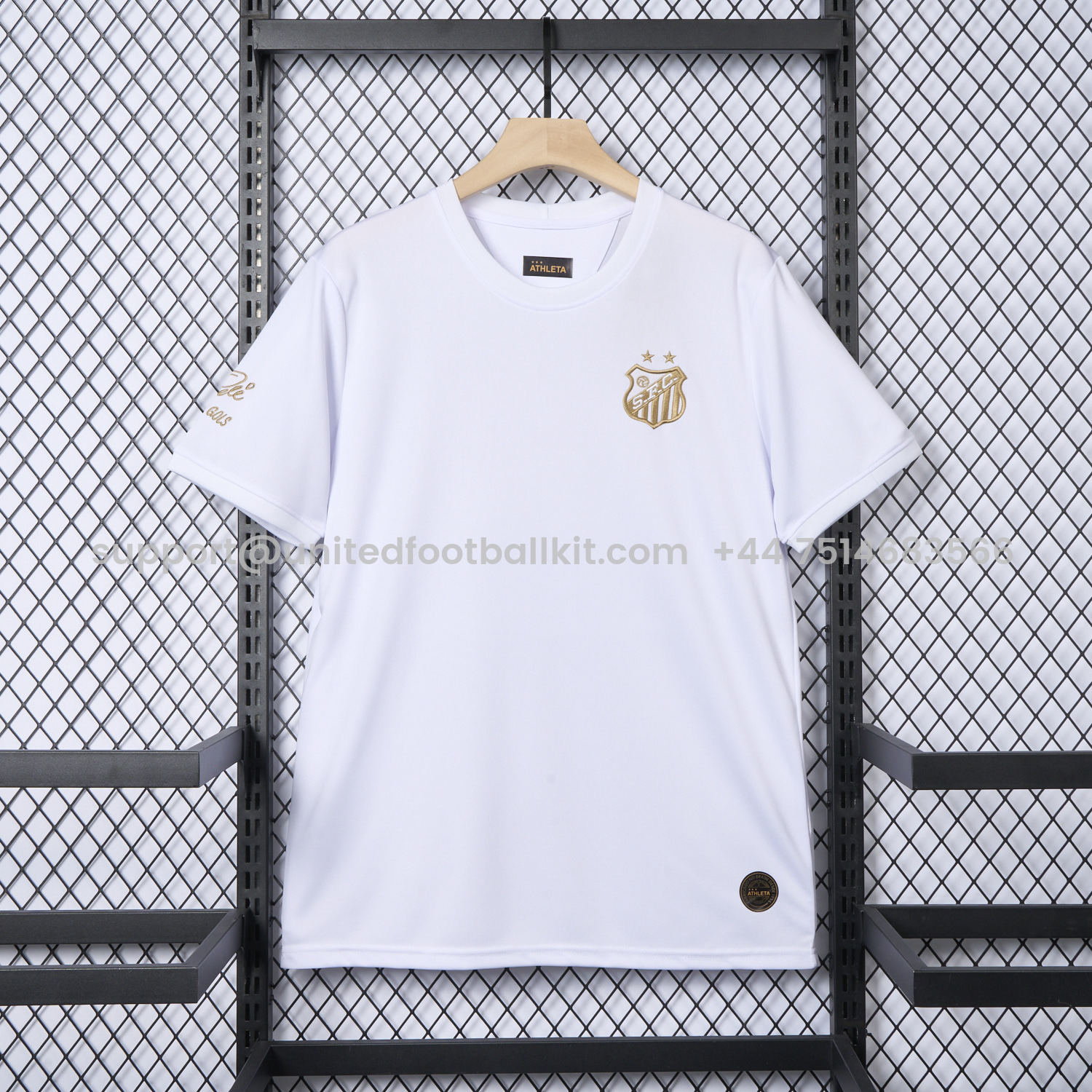 Unitedfootballkit.com | Santos 25-26 White Special Edition Jersey - Fans Version -Customize Name, Number and Patch | Worldwide Shipping