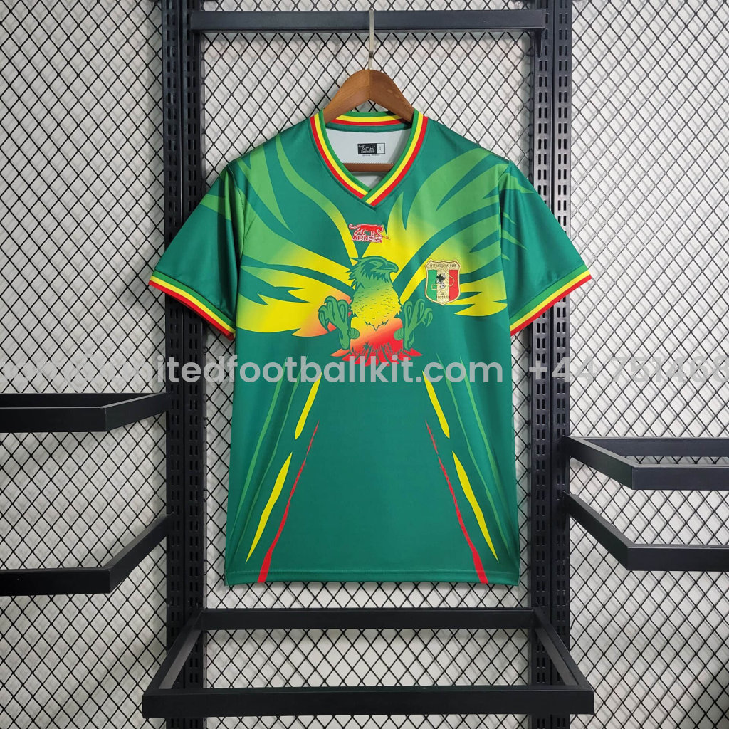 Unitedfootballkit.com | Mali 2024 Africa Cup Away Stadium Jersey - Fans Version -Customize Name, Number and Patch | Worldwide Shipping