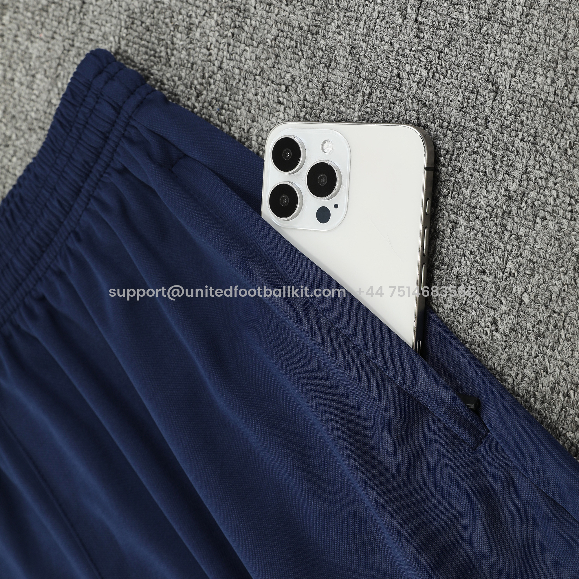 Unitedfootballkit.com | Atletico Madrid 24-25 Vest Training Set - Deep Blue -Customize Name, Number and Patch | Worldwide Shipping