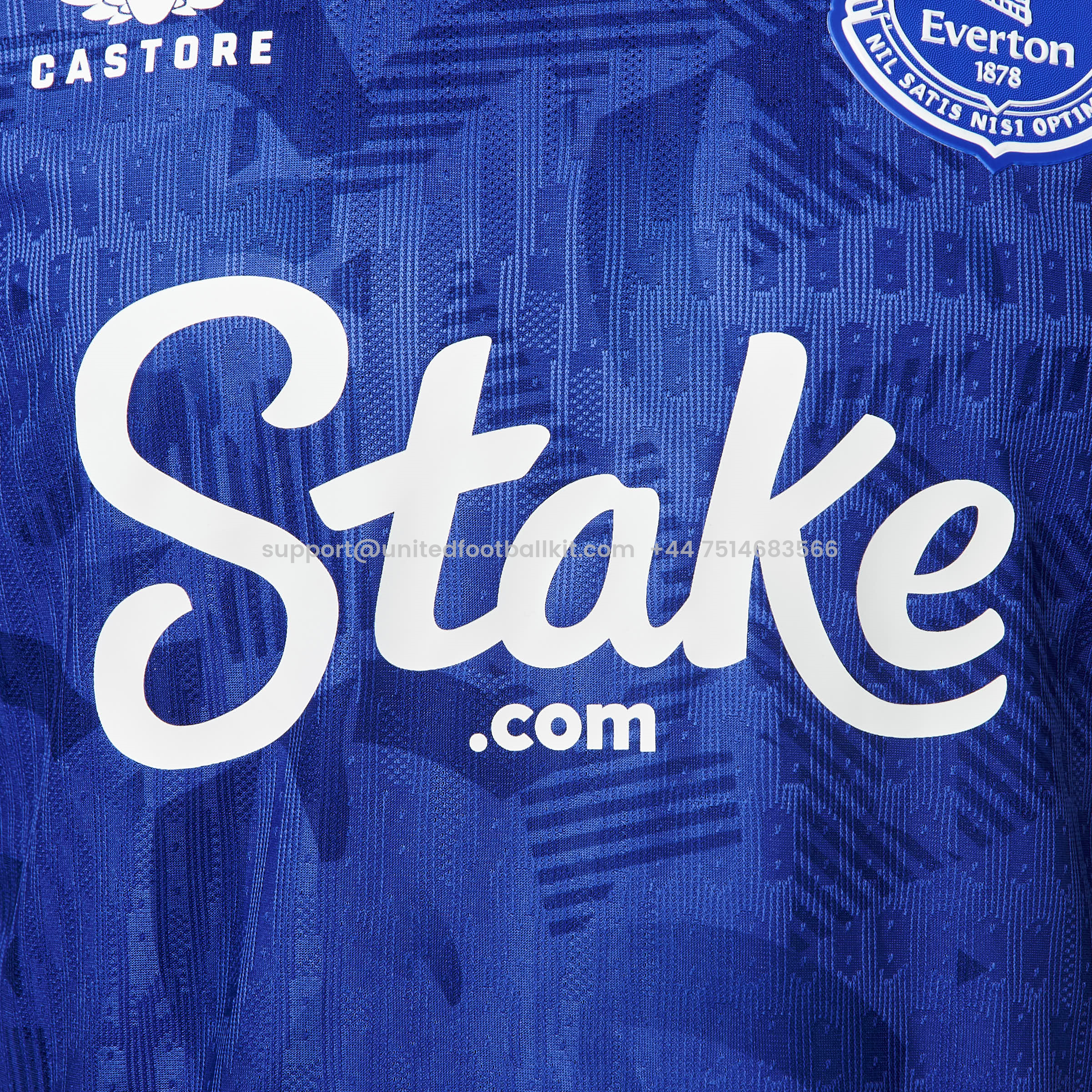 Unitedfootballkit.com | Everton 24-25 Home Stadium Jersey - Player Version -Customize Name, Number and Patch | Worldwide Shipping