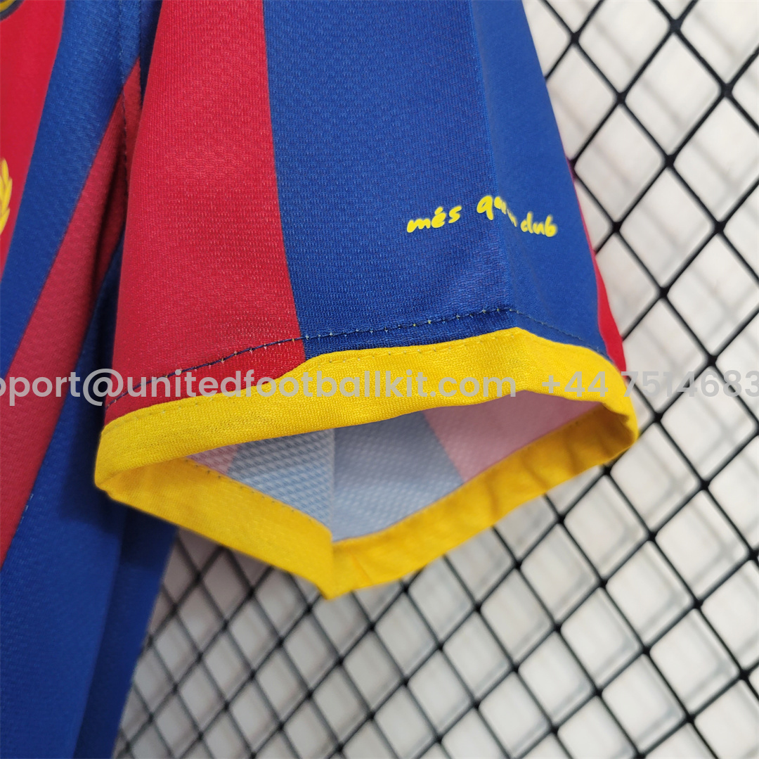 Unitedfootballkit.com | Retro Barcelona 10-11 Home Stadium Jersey -Customize Name, Number and Patch | Worldwide Shipping