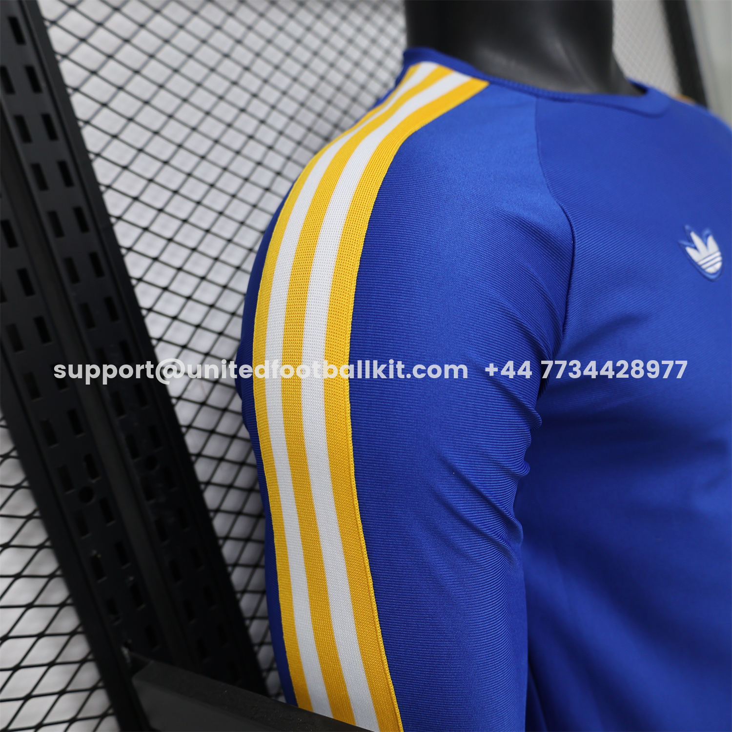 Unitedfootballkit.com | Real Madrid 26-27 Blue Casual Long Sleeves Jersey - Player Version -Customize Name, Number and Patch | Worldwide Shipping