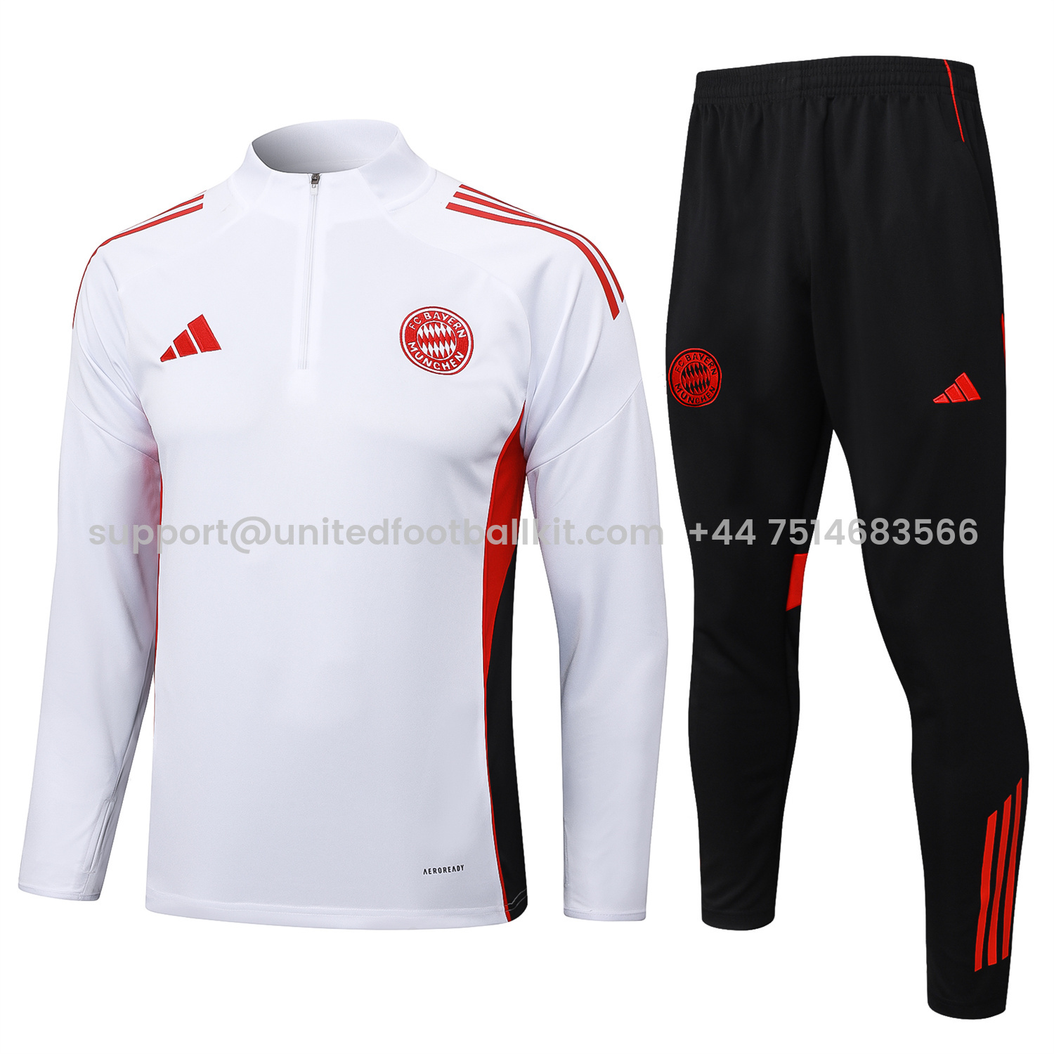 Unitedfootballkit.com | Bayern Munich 25-26 Long Sleeve Training Set - Dark Red -Customize Name, Number and Patch | Worldwide Shipping