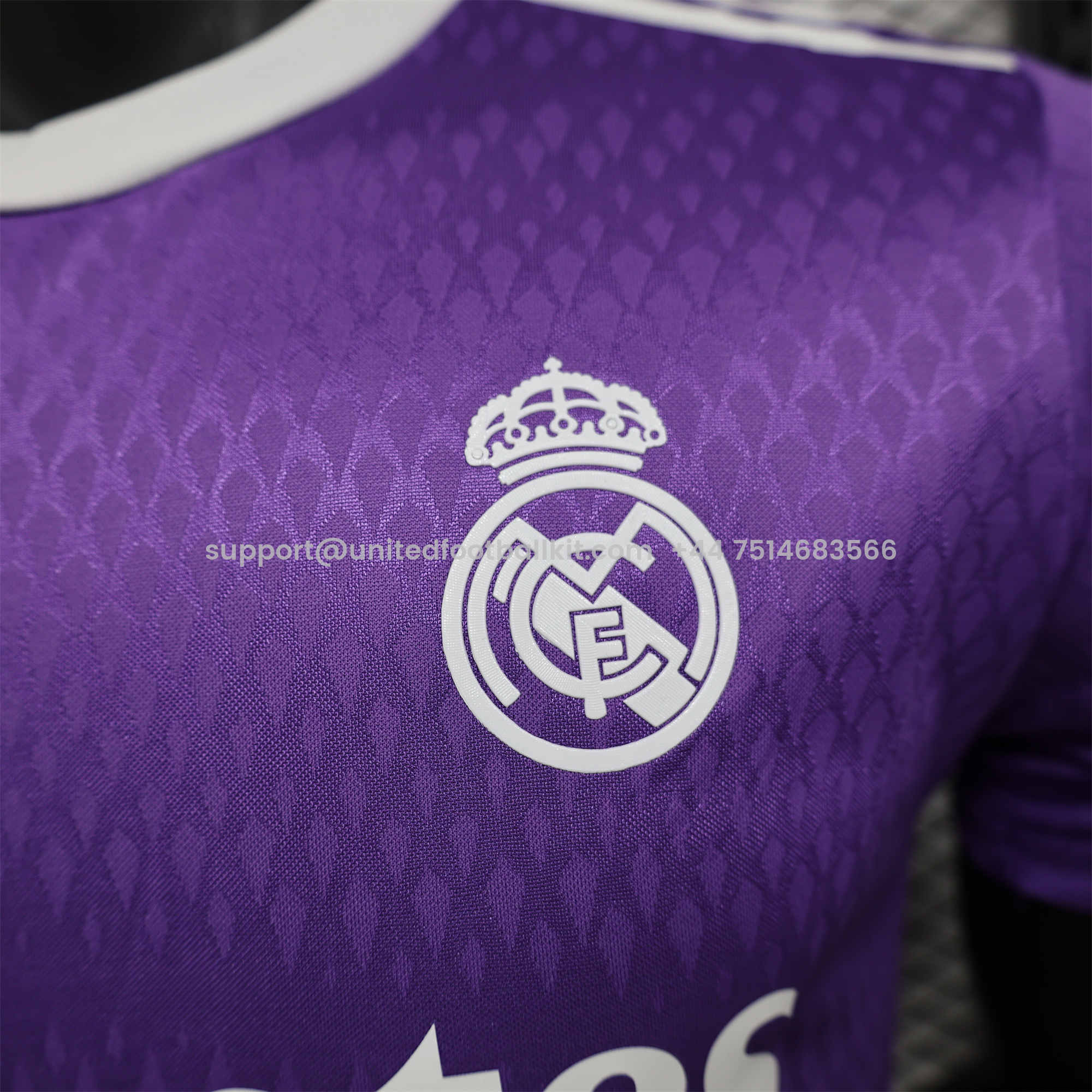Unitedfootballkit.com | Real Madrid 24-25 Purple Special Edition Jersey - Player Version -Customize Name, Number and Patch | Worldwide Shipping