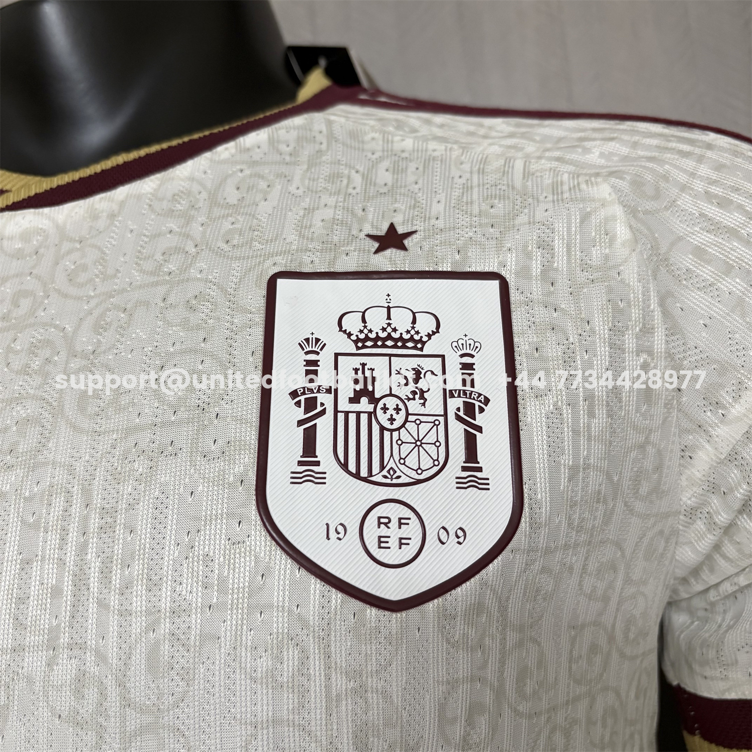Unitedfootballkit.com | Spain 2026 Away White Jersey - Player Version -Customize Name, Number and Patch | Worldwide Shipping