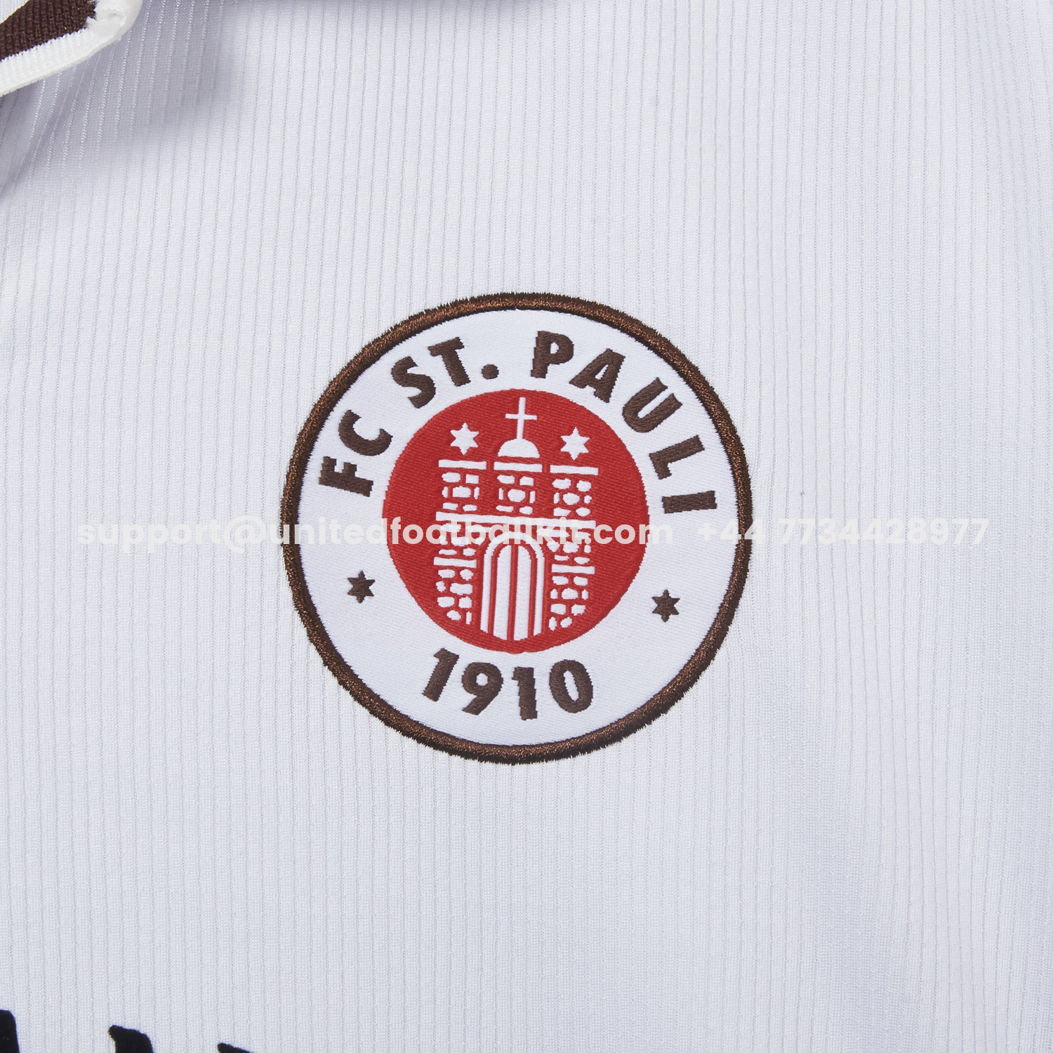 Unitedfootballkit.com | Retro St. Pauli 1999-00 Home Jersey -Customize Name, Number and Patch | Worldwide Shipping