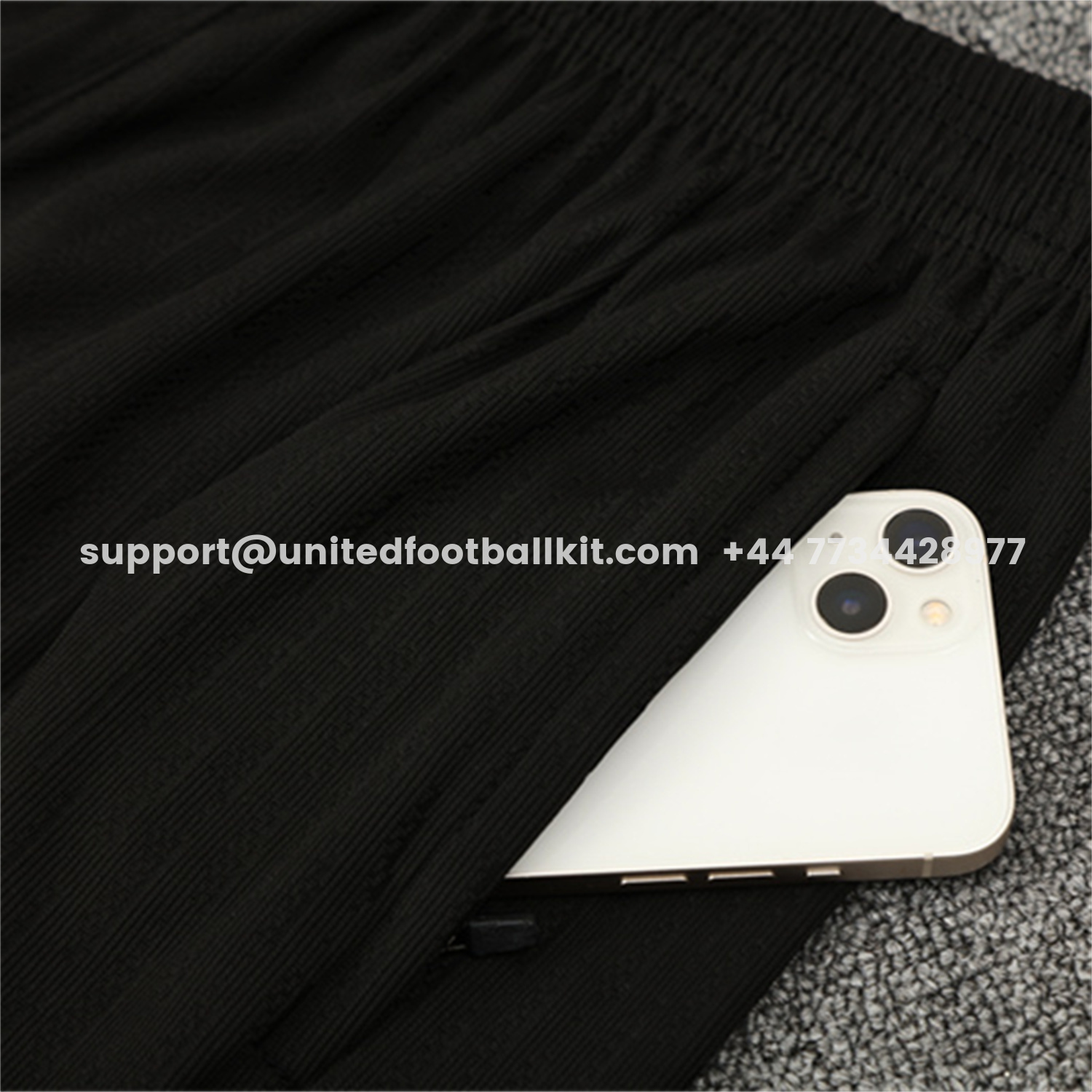 Unitedfootballkit.com | France 25-26 Long Sleeve Training Set - Player Version - Black Top and Pants -Customize Name, Number and Patch | Worldwide Shipping