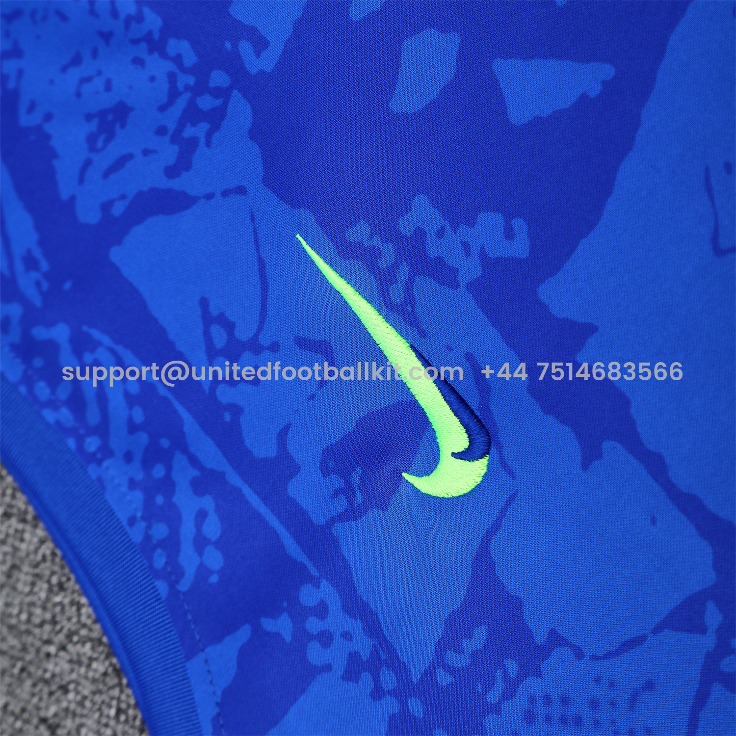 Unitedfootballkit.com | Barcelona 25-26 Vest Training Set - Blue Camouflage -Customize Name, Number and Patch | Worldwide Shipping