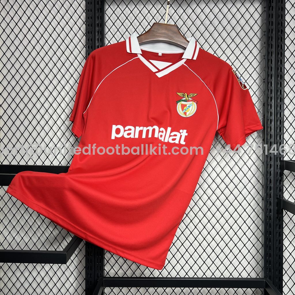 Unitedfootballkit.com | Retro Benfica 1994-95 Home Stadium Jersey -Customize Name, Number and Patch | Worldwide Shipping
