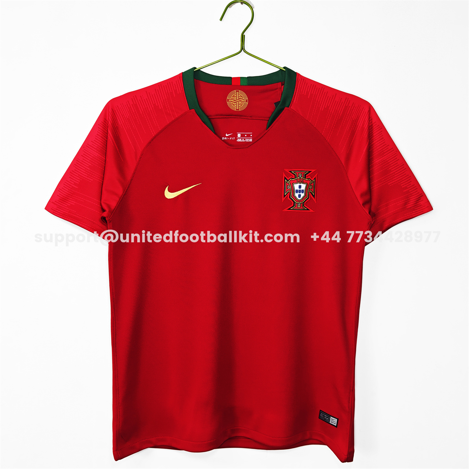 Unitedfootballkit.com | Retro Portugal 2018 Home Jersey -Customize Name, Number and Patch | Worldwide Shipping