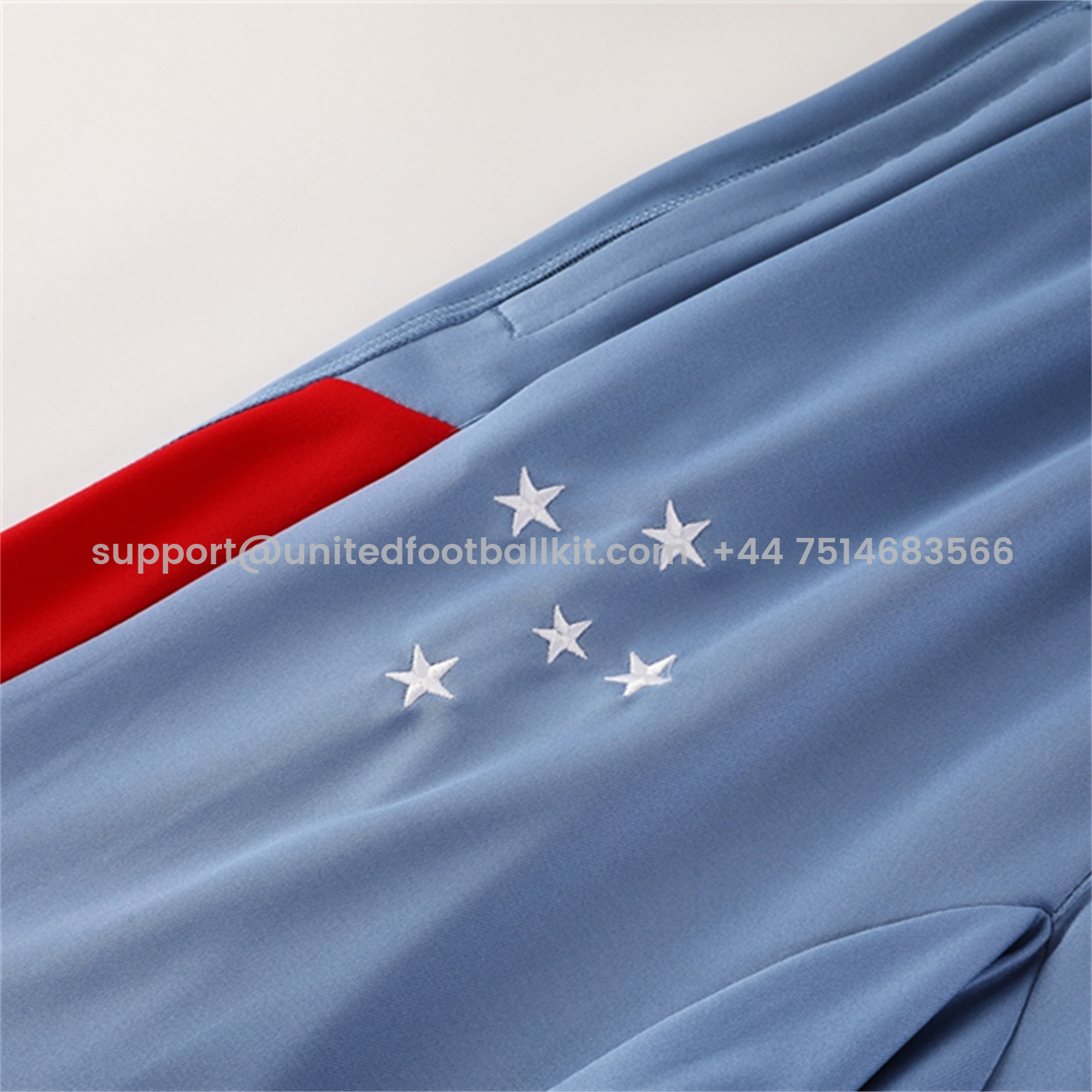 Unitedfootballkit.com | Cruzeiro 25-26 Long Sleeve Training Set - Blue Grey -Customize Name, Number and Patch | Worldwide Shipping