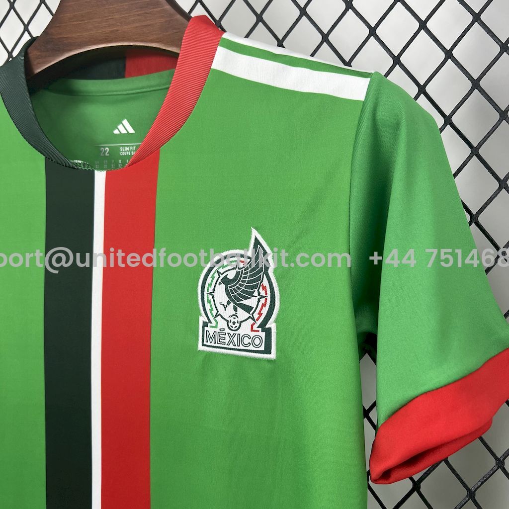Unitedfootballkit.com | Mexico 25-26 Home Kids Kit -Customize Name, Number and Patch | Worldwide Shipping