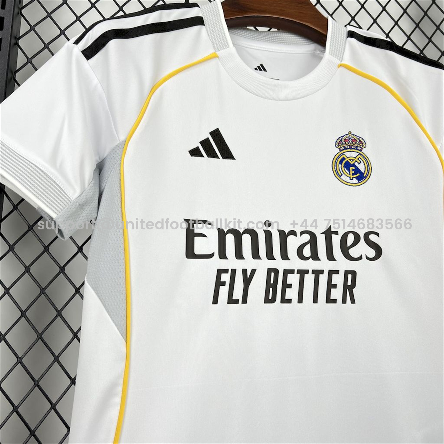 Unitedfootballkit.com | Real Madrid 25-26 Home Modrić Limited Edition Kids Kit - Fans Version -Customize Name, Number and Patch | Worldwide Shipping