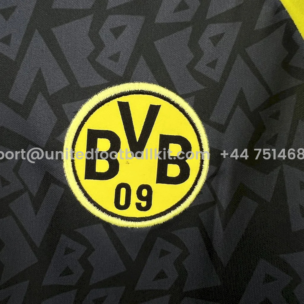 Unitedfootballkit.com | Retro Dortmund 1995-96 Away Jersey -Customize Name, Number and Patch | Worldwide Shipping