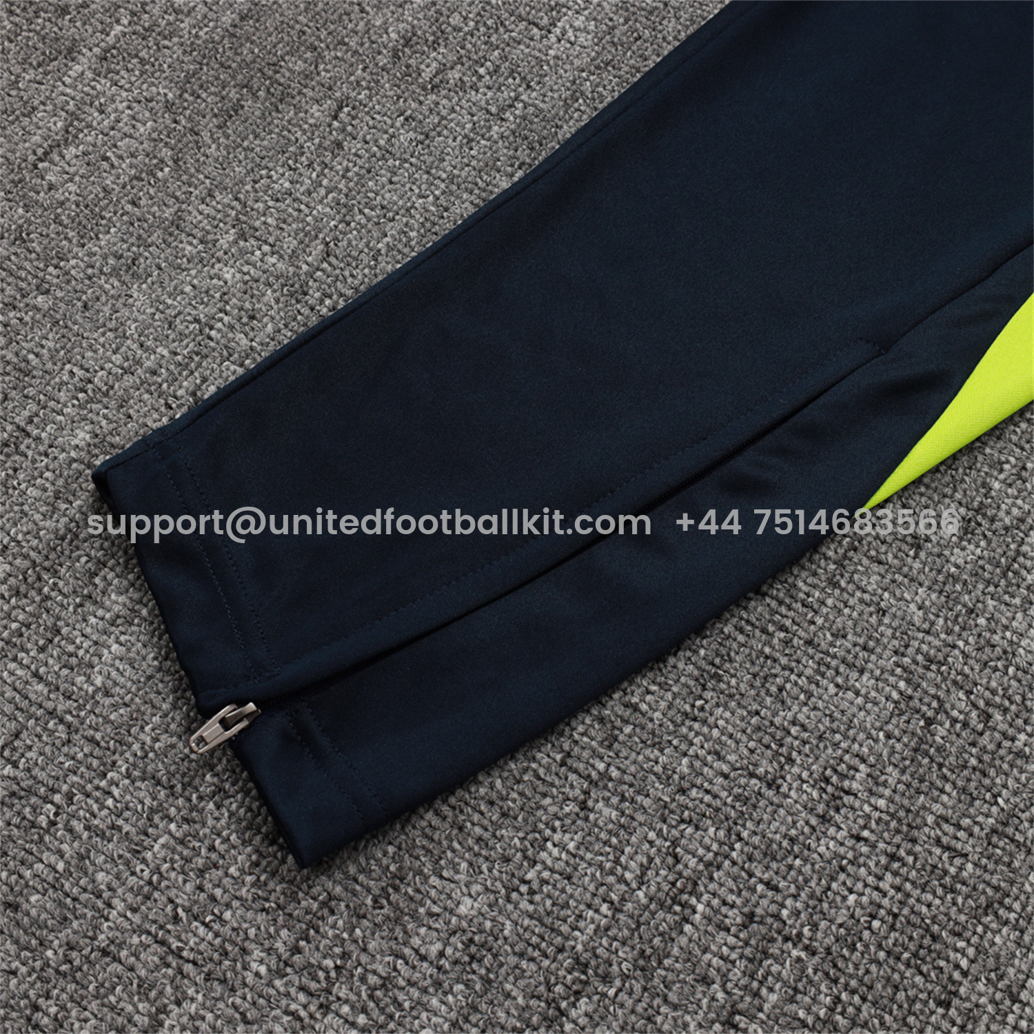 Unitedfootballkit.com | Real Madrid 25-26 Long Sleeve Training Set - Deep Blue Urban Purist Style -Customize Name, Number and Patch | Worldwide Shipping