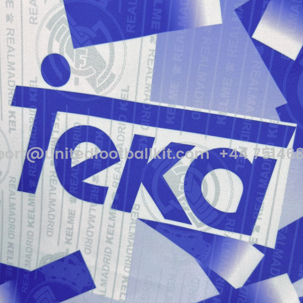 Unitedfootballkit.com | Retro Real Madrid 96-97 Third Away Jersey -Customize Name, Number and Patch | Worldwide Shipping