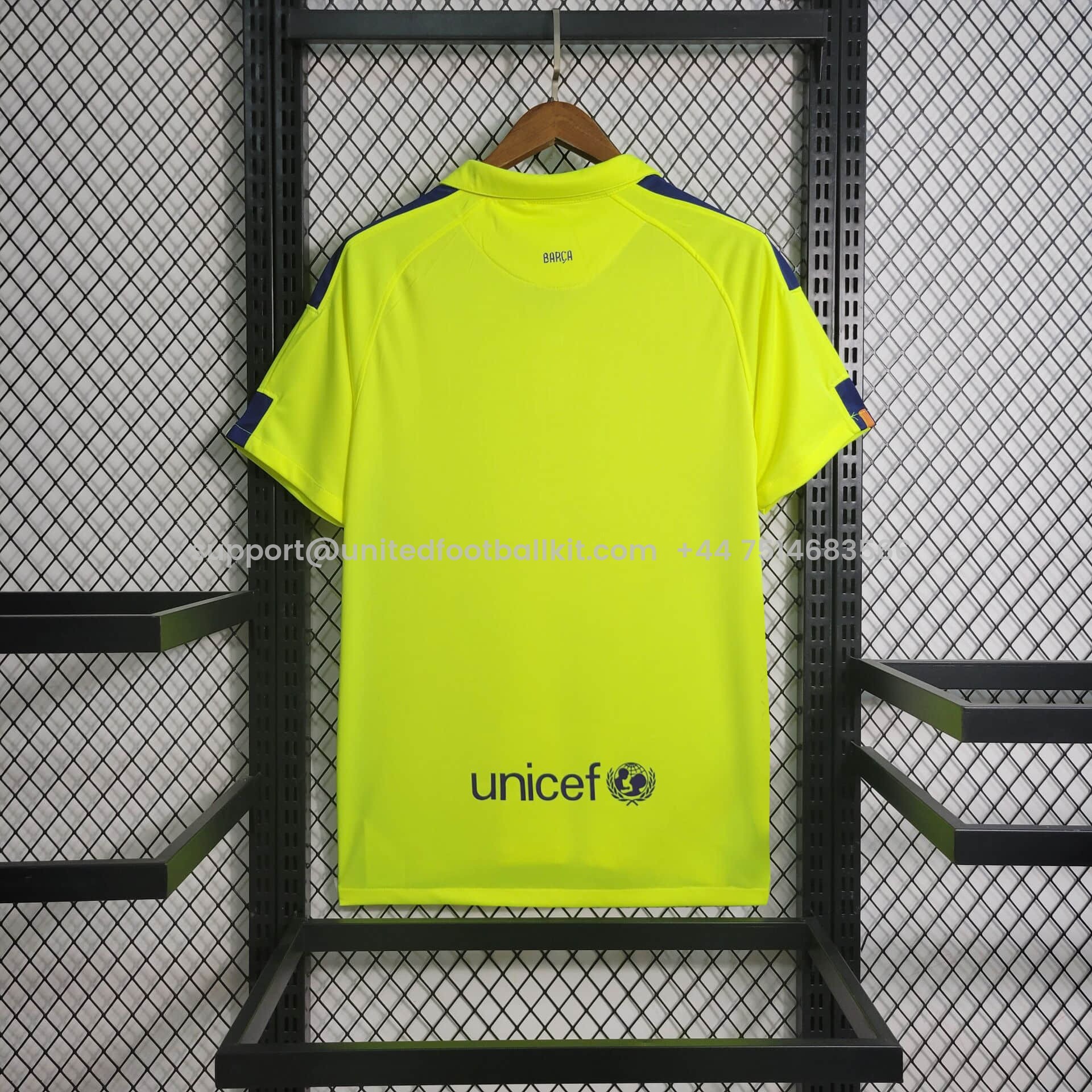 Unitedfootballkit.com | Retro Barcelona 14-15 Third Jersey -Customize Name, Number and Patch | Worldwide Shipping