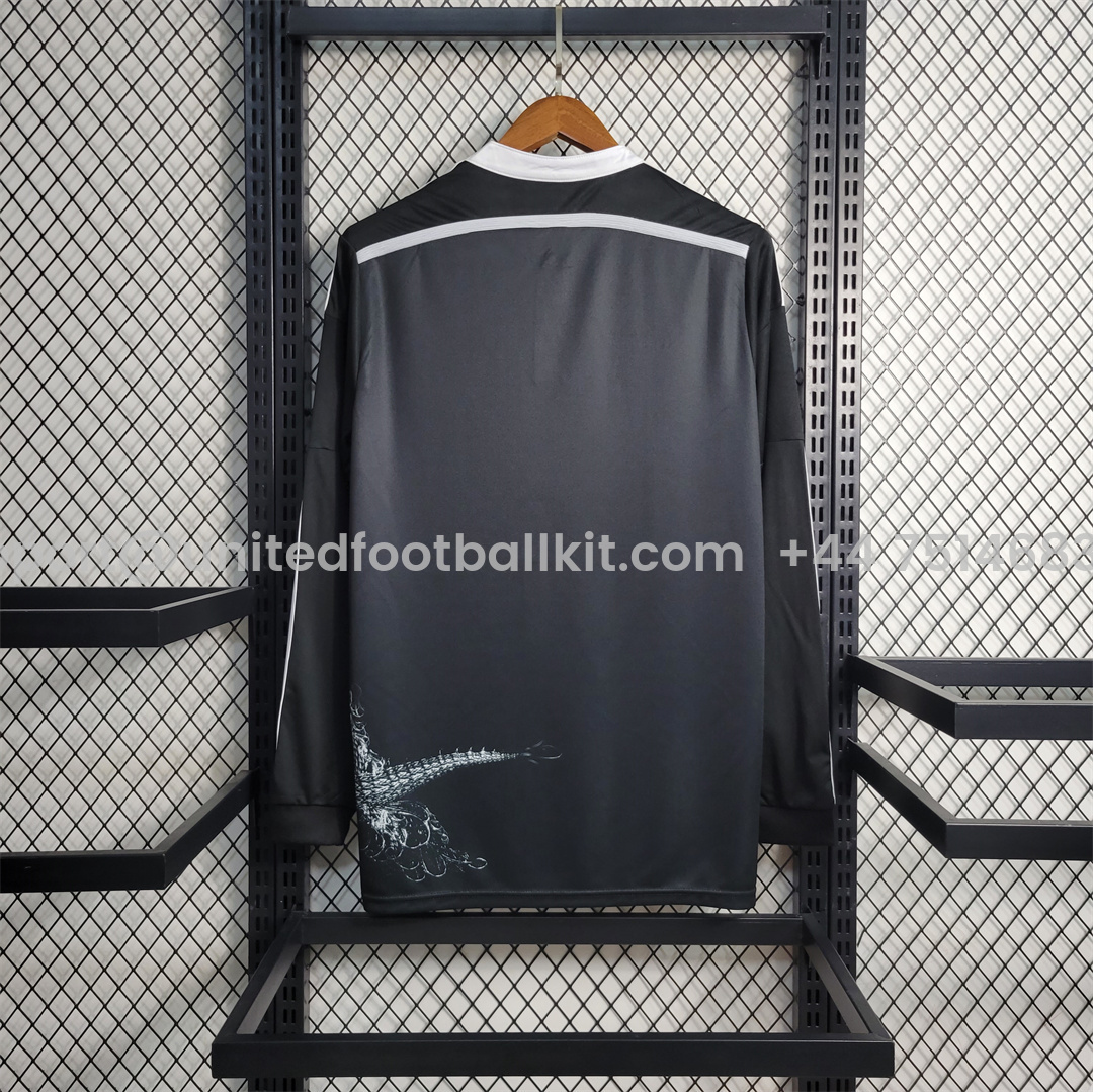 Unitedfootballkit.com | Retro Real Madrid 14-15 Third Long Sleeve Jersey -Customize Name, Number and Patch | Worldwide Shipping