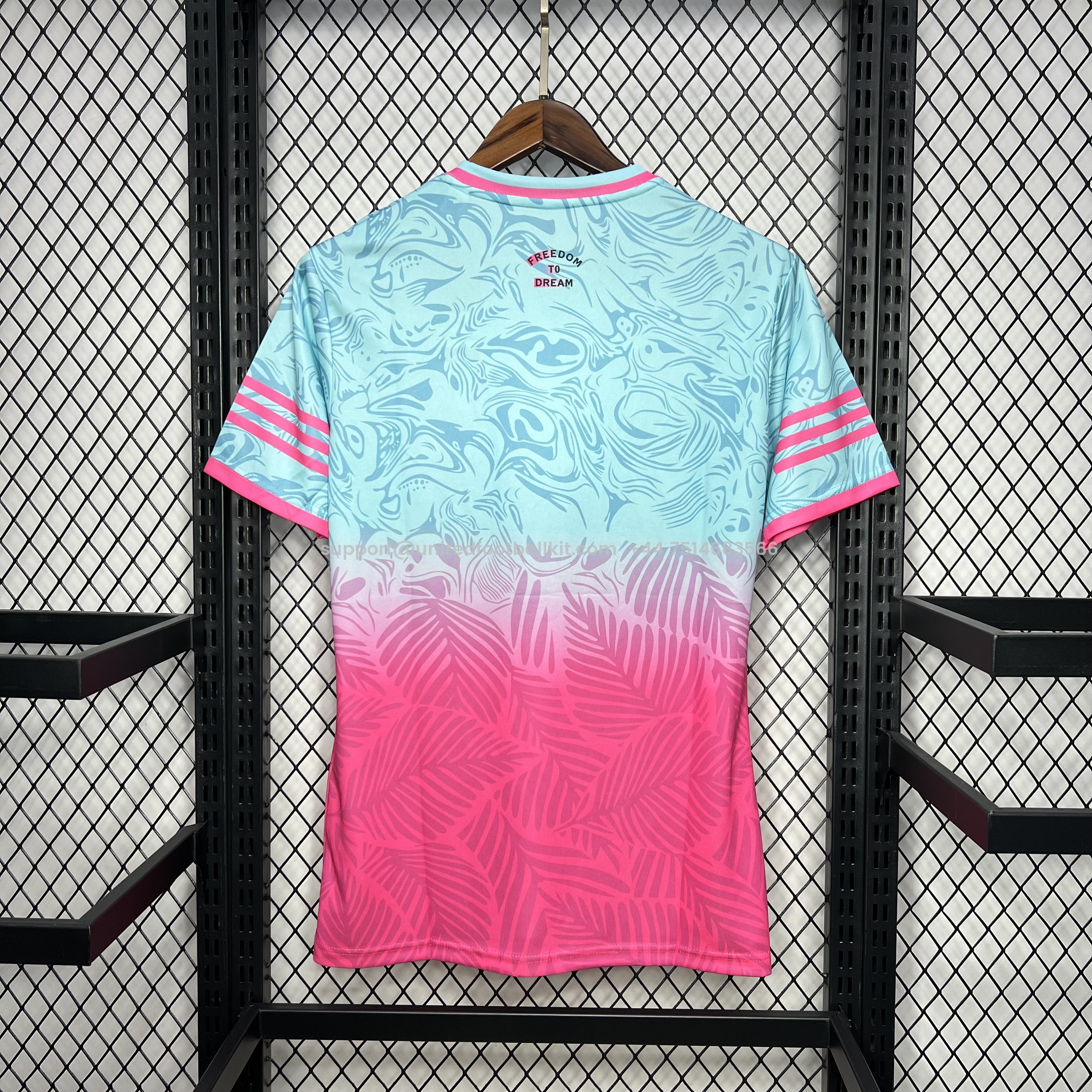 Unitedfootballkit.com | INT M.A.M 24-25 Pink & Green Special Edition Jersey - Fans Version -Customize Name, Number and Patch | Worldwide Shipping