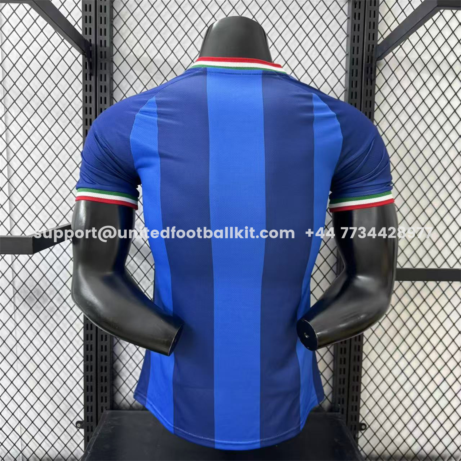 Unitedfootballkit.com | Italy 2026 Blue Vertical Stripes Special Jersey - Player Version -Customize Name, Number and Patch | Worldwide Shipping