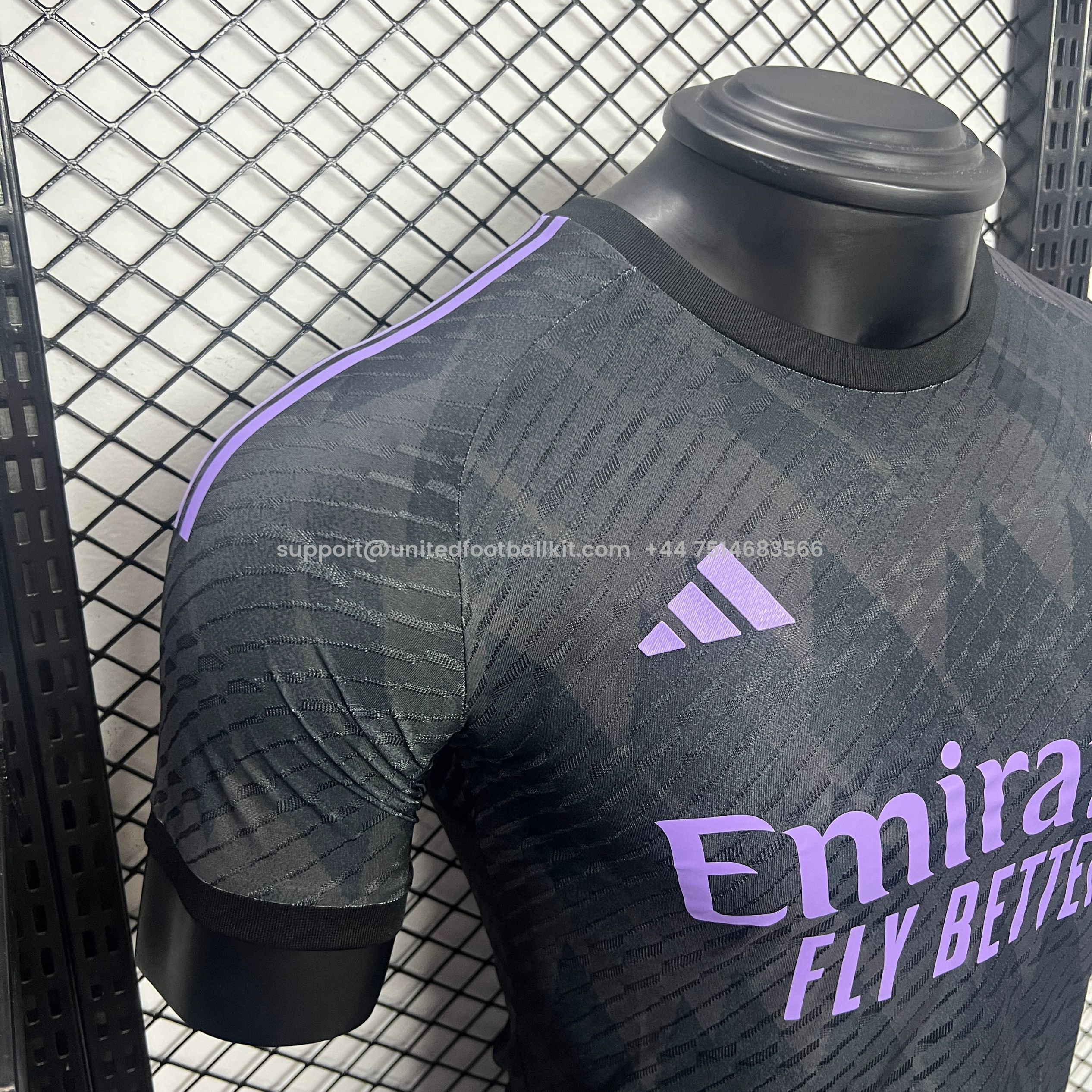 Unitedfootballkit.com | Real Madrid 24-25 Black Special Edition Jersey - Player Version -Customize Name, Number and Patch | Worldwide Shipping