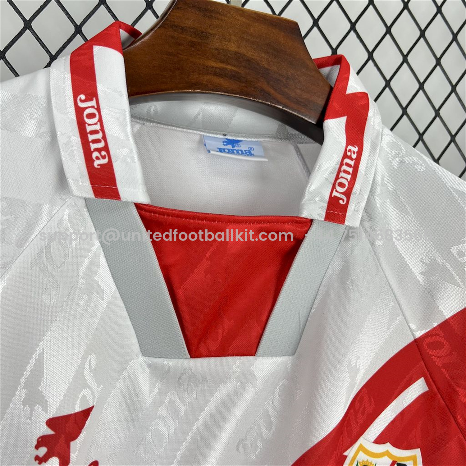 Unitedfootballkit.com | Retro Rayo Vallecano 1994-95 Home Jersey -Customize Name, Number and Patch | Worldwide Shipping