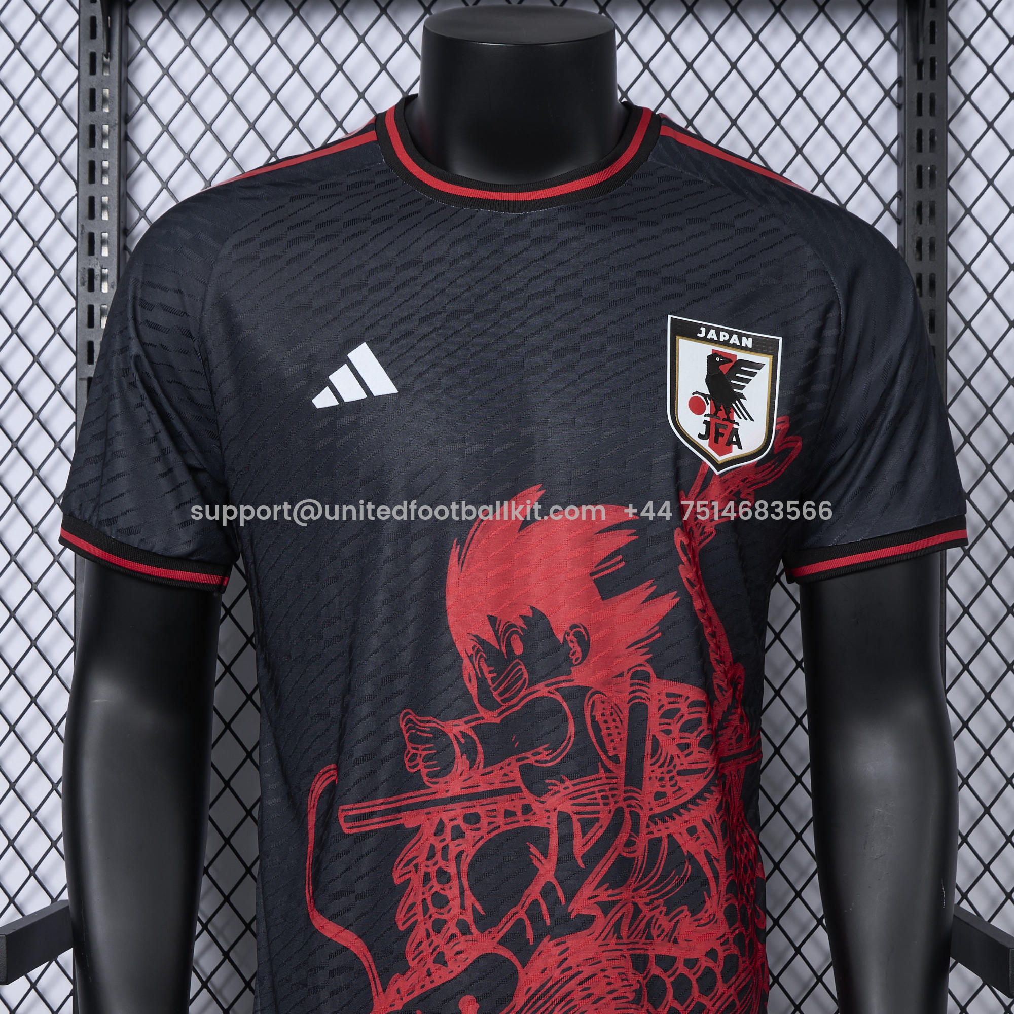 Unitedfootballkit.com | Japan 2024 Little Son Goku Special Edition Jersey - Player Version -Customize Name, Number and Patch | Worldwide Shipping