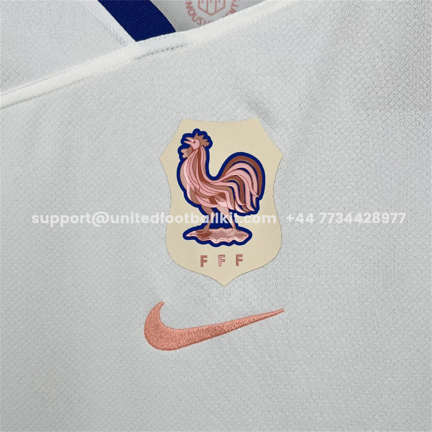Unitedfootballkit.com | France 2025 Women's Team Away Jersey - Men's Fans Version -Customize Name, Number and Patch | Worldwide Shipping