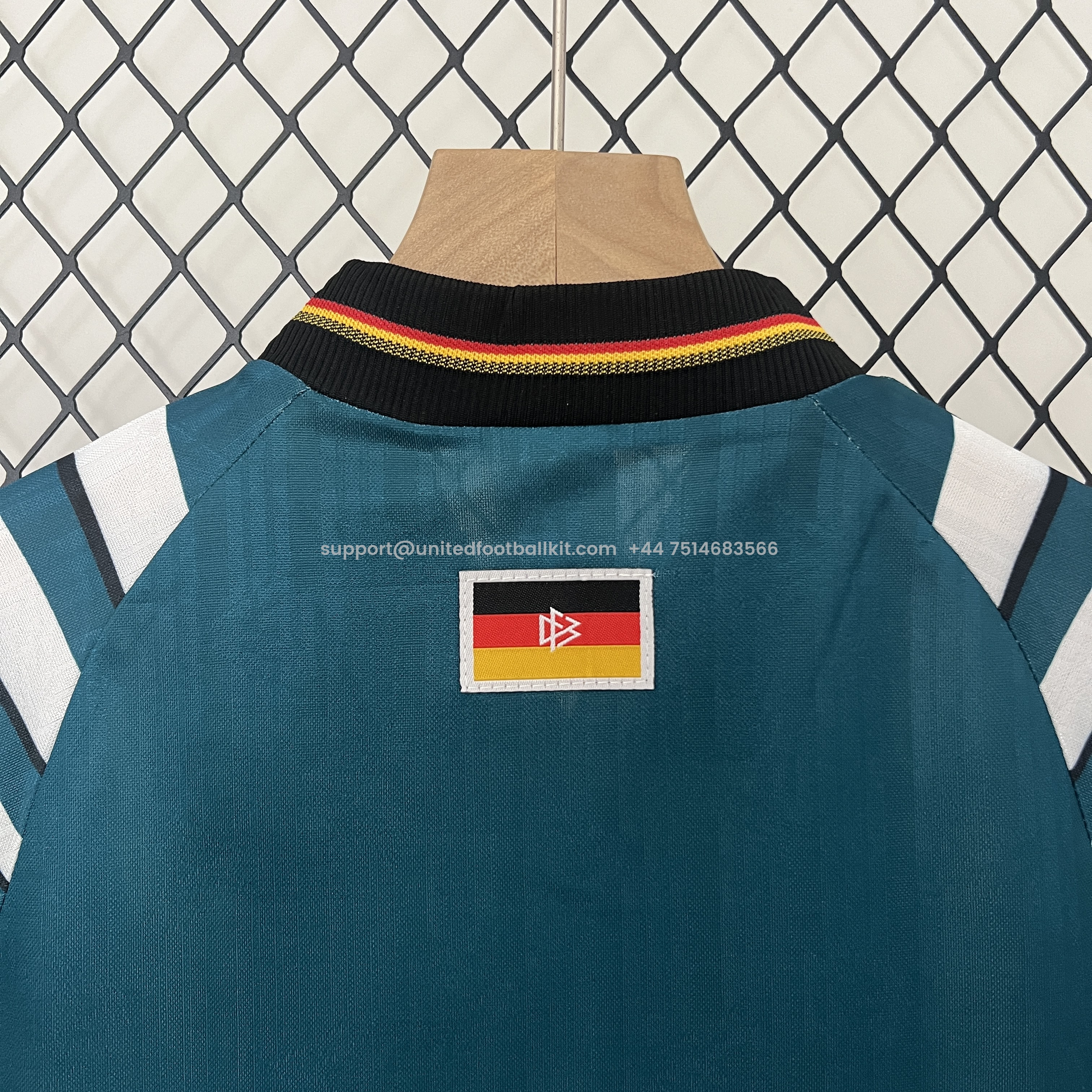 Unitedfootballkit.com | Retro Germany 1996 Away Stadium Kids Kit -Customize Name, Number and Patch | Worldwide Shipping