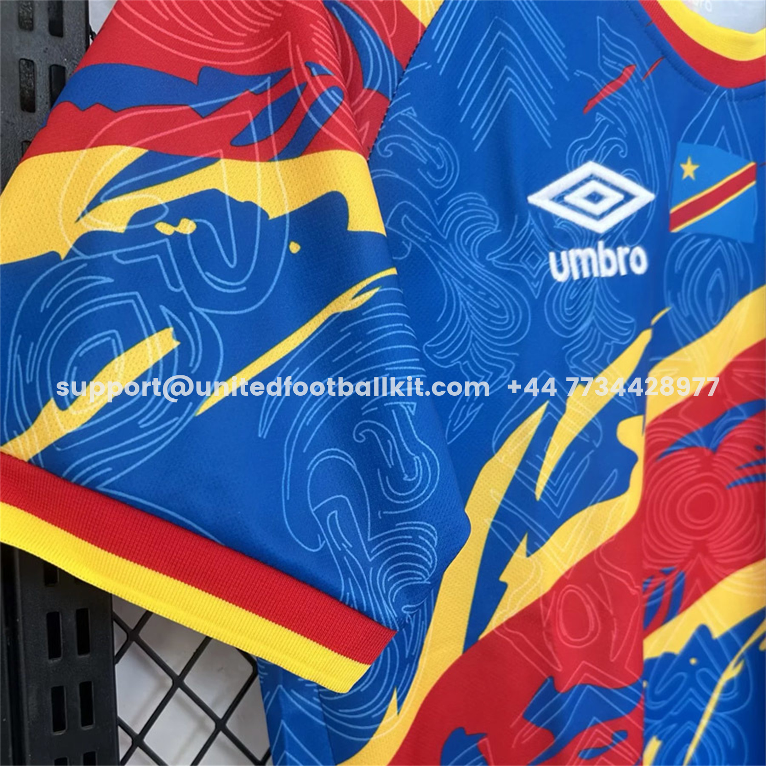 Unitedfootballkit.com | Congo 2026 Blue And Red Special Jersey - Fans Version -Customize Name, Number and Patch | Worldwide Shipping