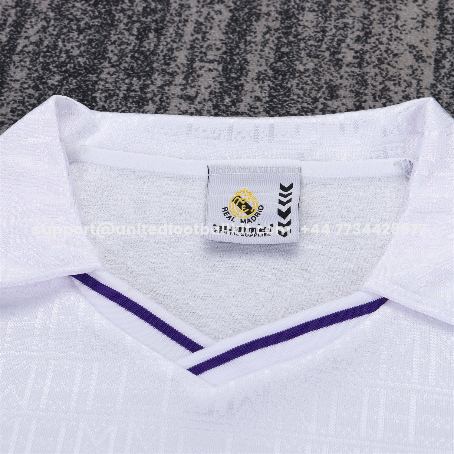 Unitedfootballkit.com | Retro Real Madrid 1988-90 Home Kids Kit -Customize Name, Number and Patch | Worldwide Shipping