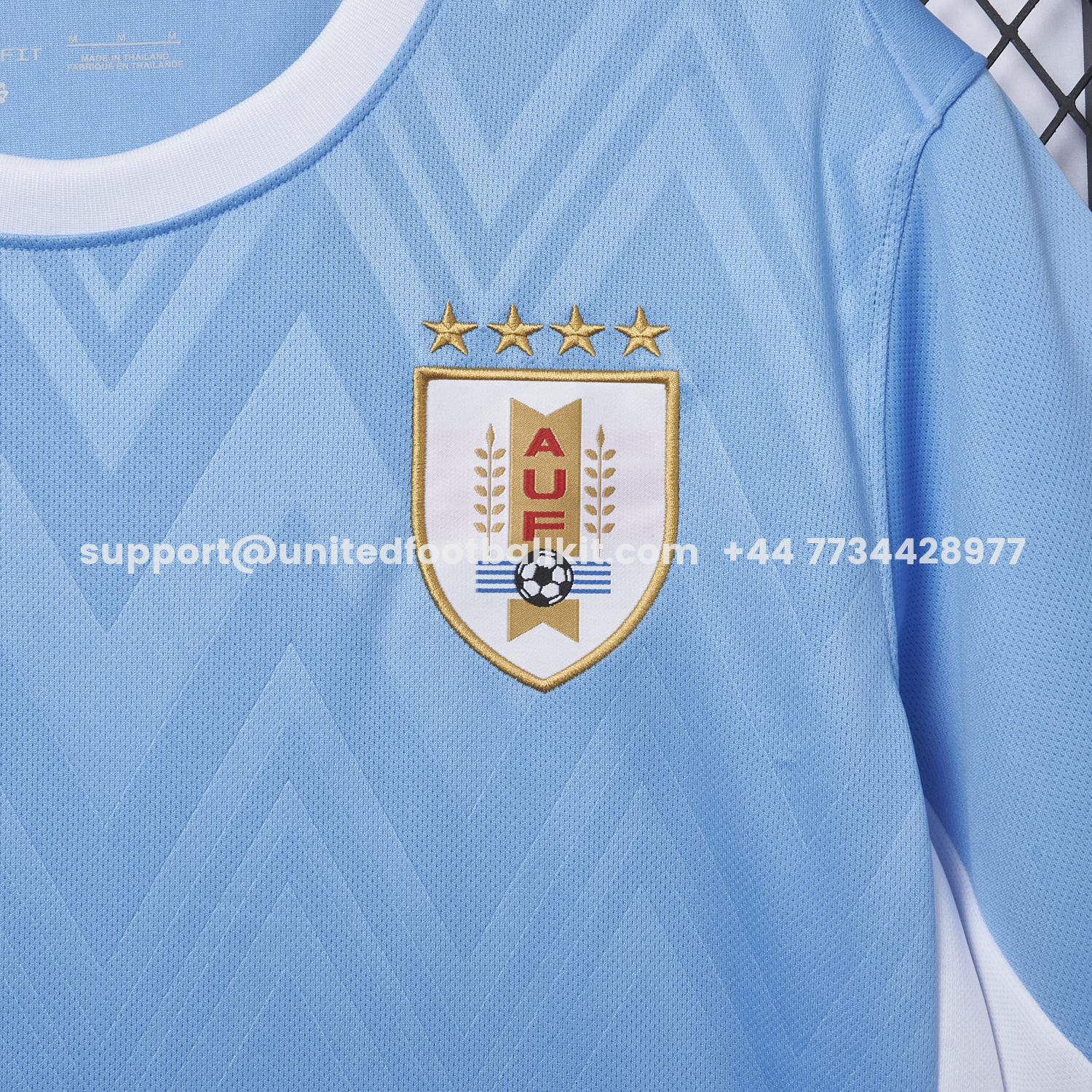Unitedfootballkit.com | Uruguay 25-26 Home Jersey - Fans Version -Customize Name, Number and Patch | Worldwide Shipping