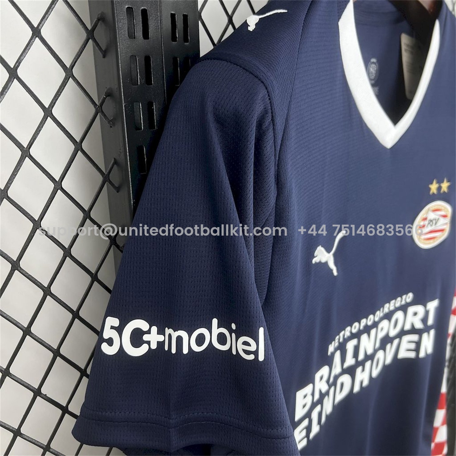 Unitedfootballkit.com | PSV Eindhoven 25-26 Away Jersey - Fans Version -Customize Name, Number and Patch | Worldwide Shipping