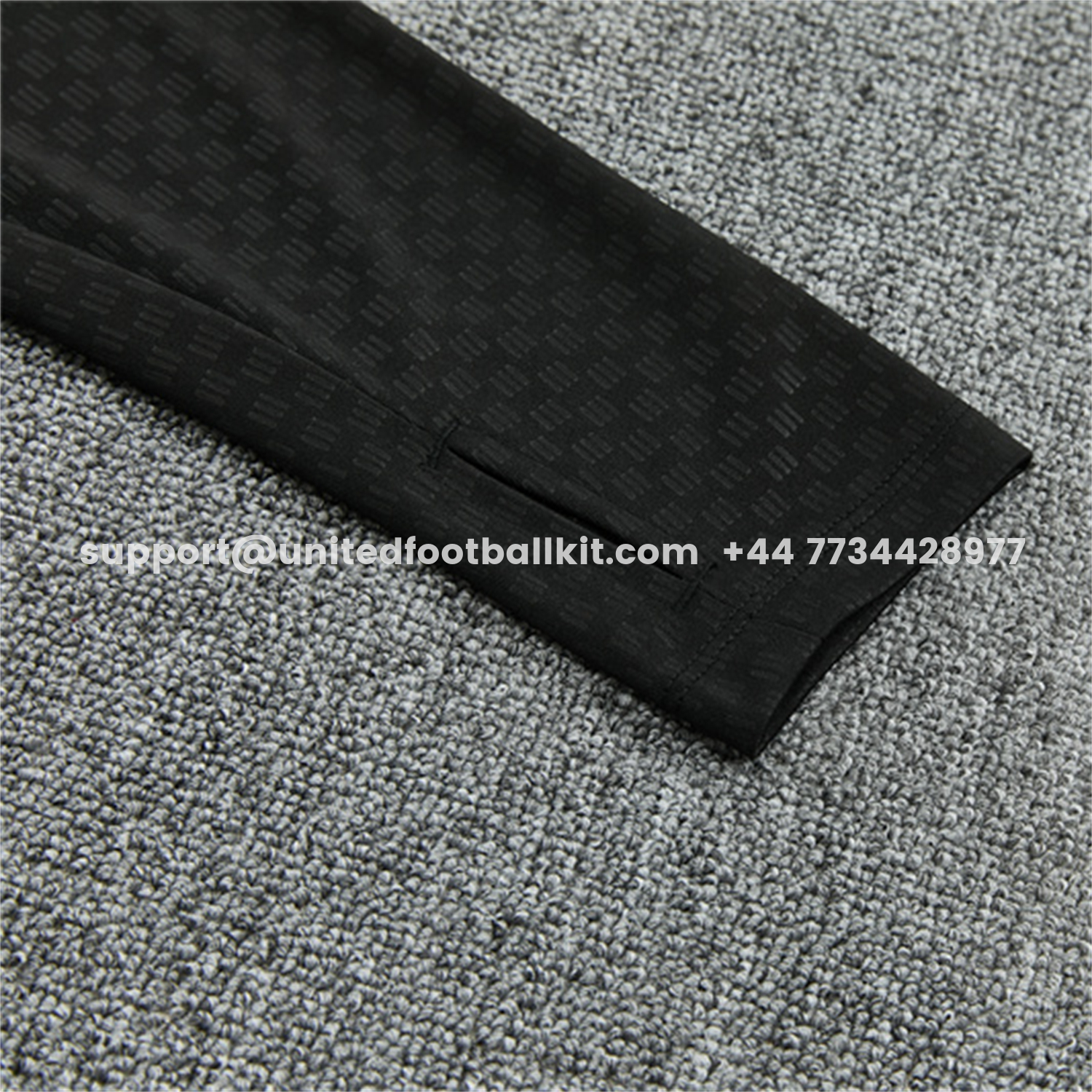 Unitedfootballkit.com | Real Madrid 26-27 Long Sleeves Training Set - Pure Black Top And Pants -Customize Name, Number and Patch | Worldwide Shipping