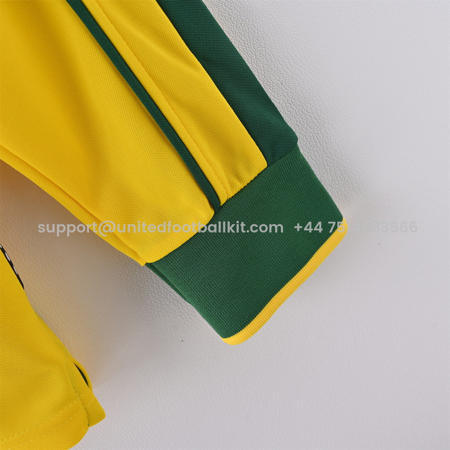 Unitedfootballkit.com | Retro Brazil 1998 Home Long Sleeves Jersey -Customize Name, Number and Patch | Worldwide Shipping