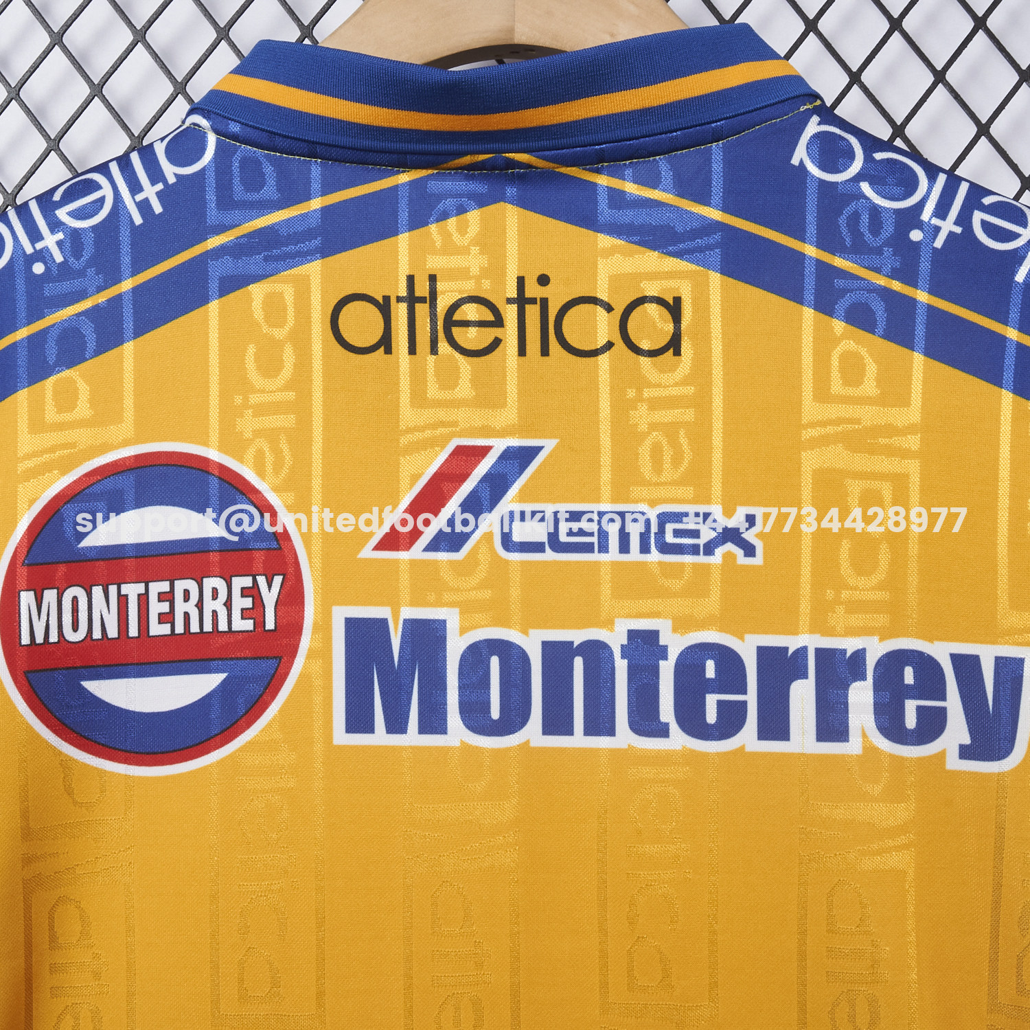 Unitedfootballkit.com | Retro Tigres UANL 1999-00 Home Jersey -Customize Name, Number and Patch | Worldwide Shipping