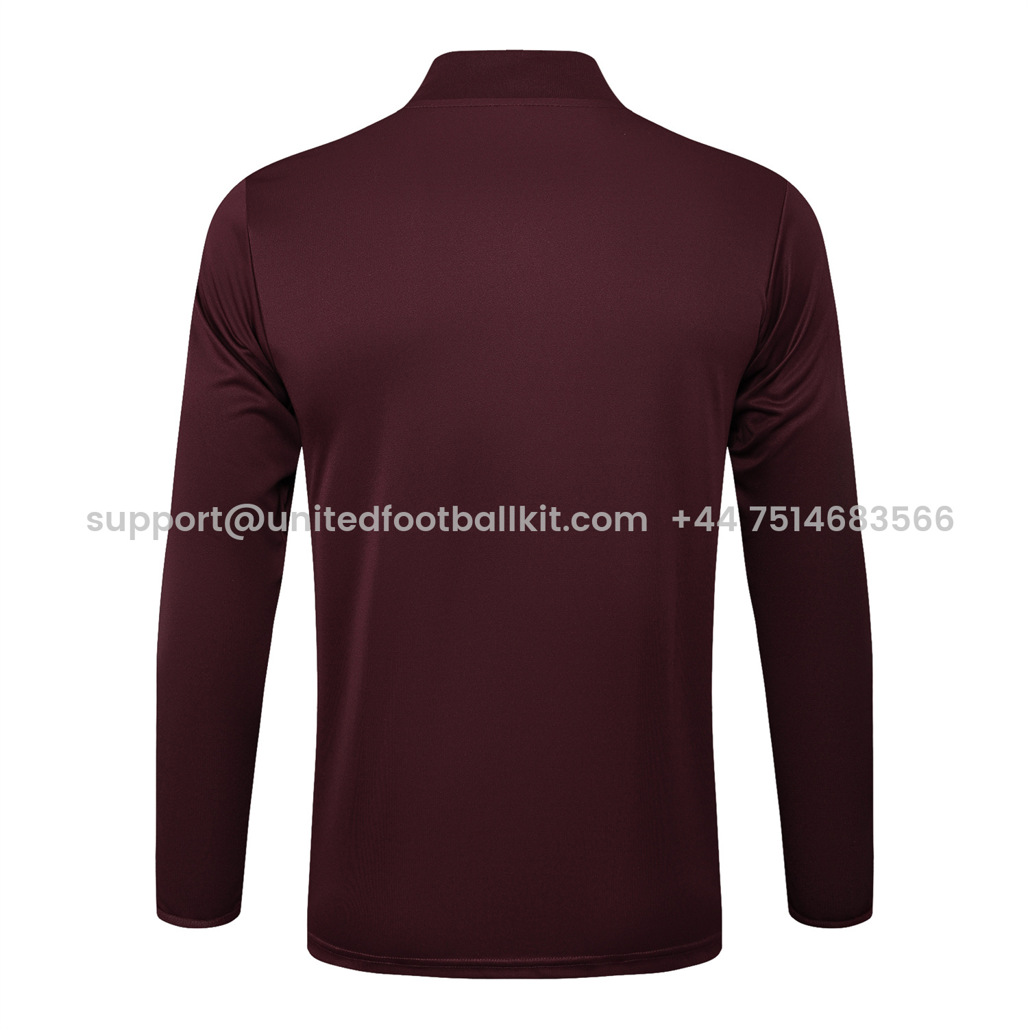 Unitedfootballkit.com | Bayern Munich 25-26 Throwback Trefoil Long Sleeves Training Set - Deep Red -Customize Name, Number and Patch | Worldwide Shipping