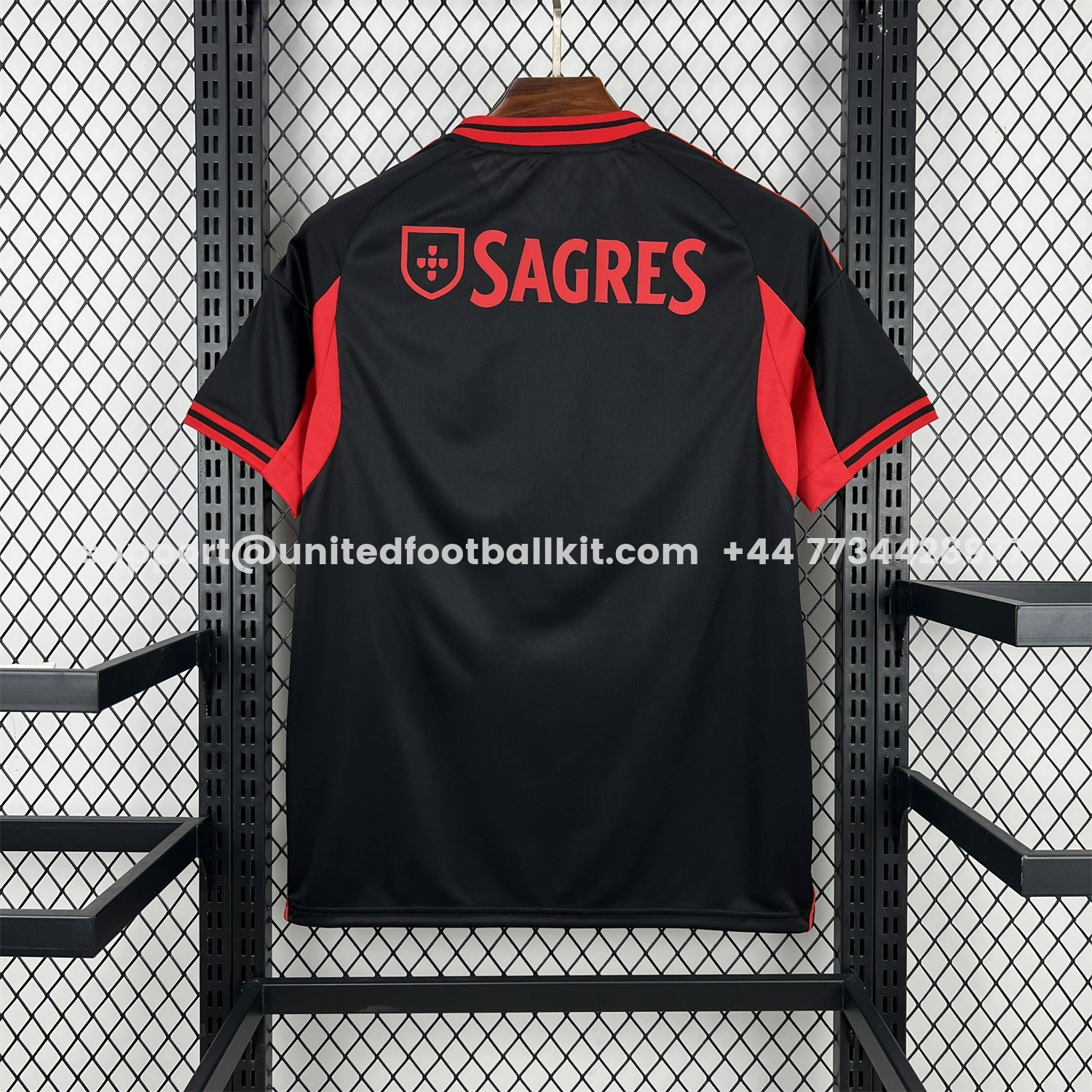 Unitedfootballkit.com | Benfica 25-26 Grey Eagle Black Special Jersey - Fans Version -Customize Name, Number and Patch | Worldwide Shipping