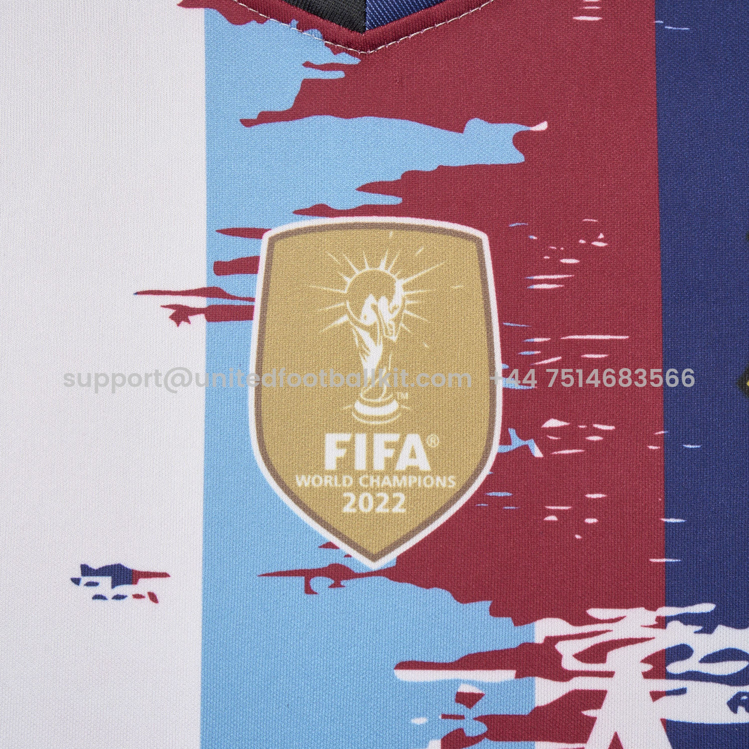 Unitedfootballkit.com | Messi Argentina & Barcelona Special Jersey - Fans Version -Customize Name, Number and Patch | Worldwide Shipping