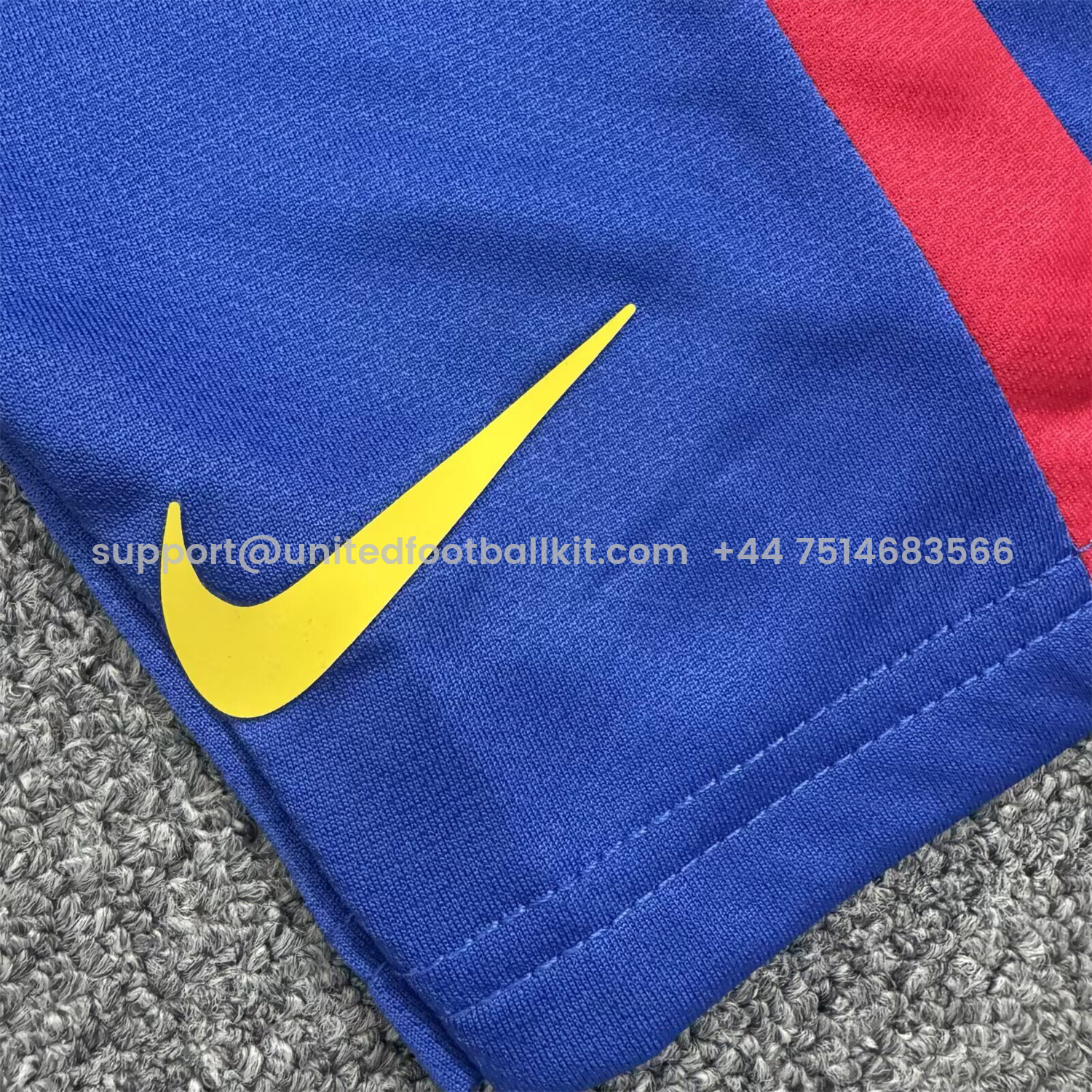 Unitedfootballkit.com | Retro Barcelona 2011-12 Home Kids Kit -Customize Name, Number and Patch | Worldwide Shipping