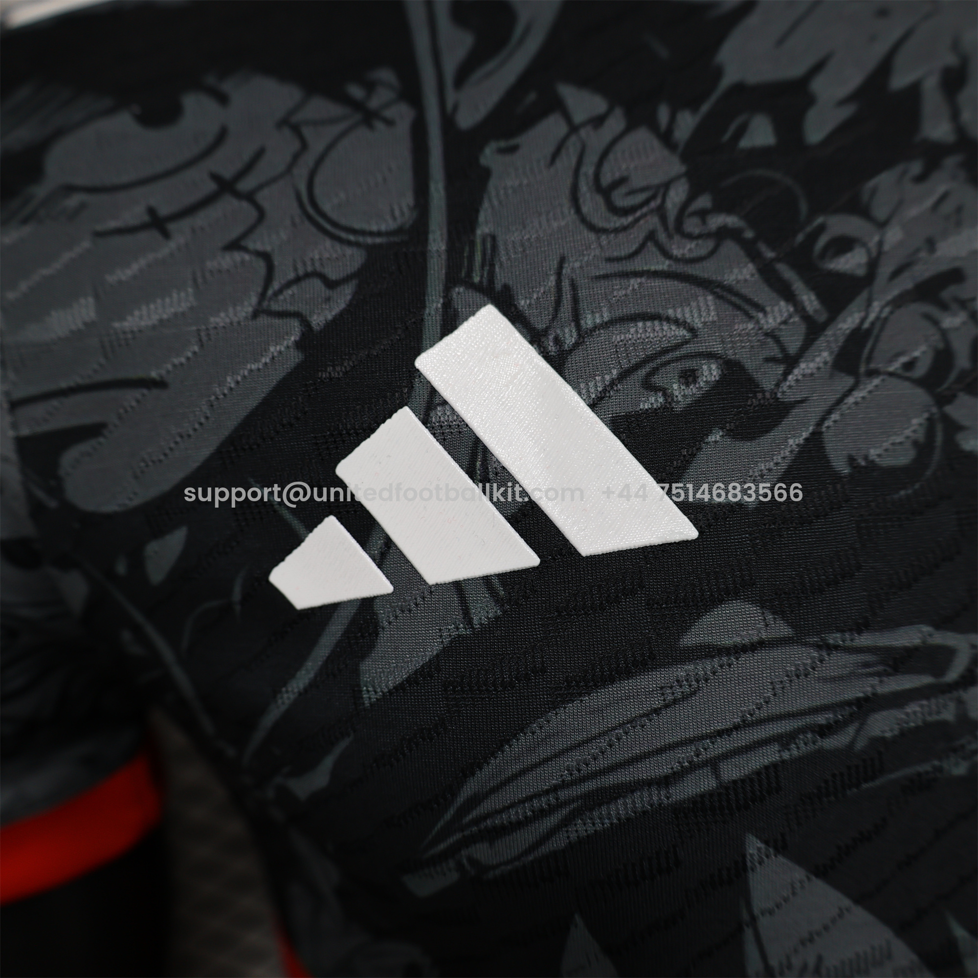 Unitedfootballkit.com | Japan 2024 ONE PIECE Luffy Special Edition Black Jersey - Player Version -Customize Name, Number and Patch | Worldwide Shipping