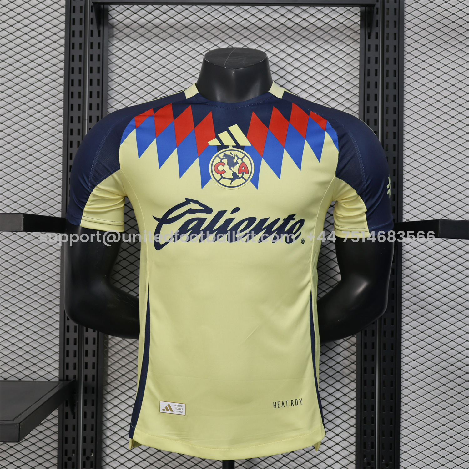 Unitedfootballkit.com | Club América 25-26 Light Yellow Special Edition Jersey - Player Version -Customize Name, Number and Patch | Worldwide Shipping