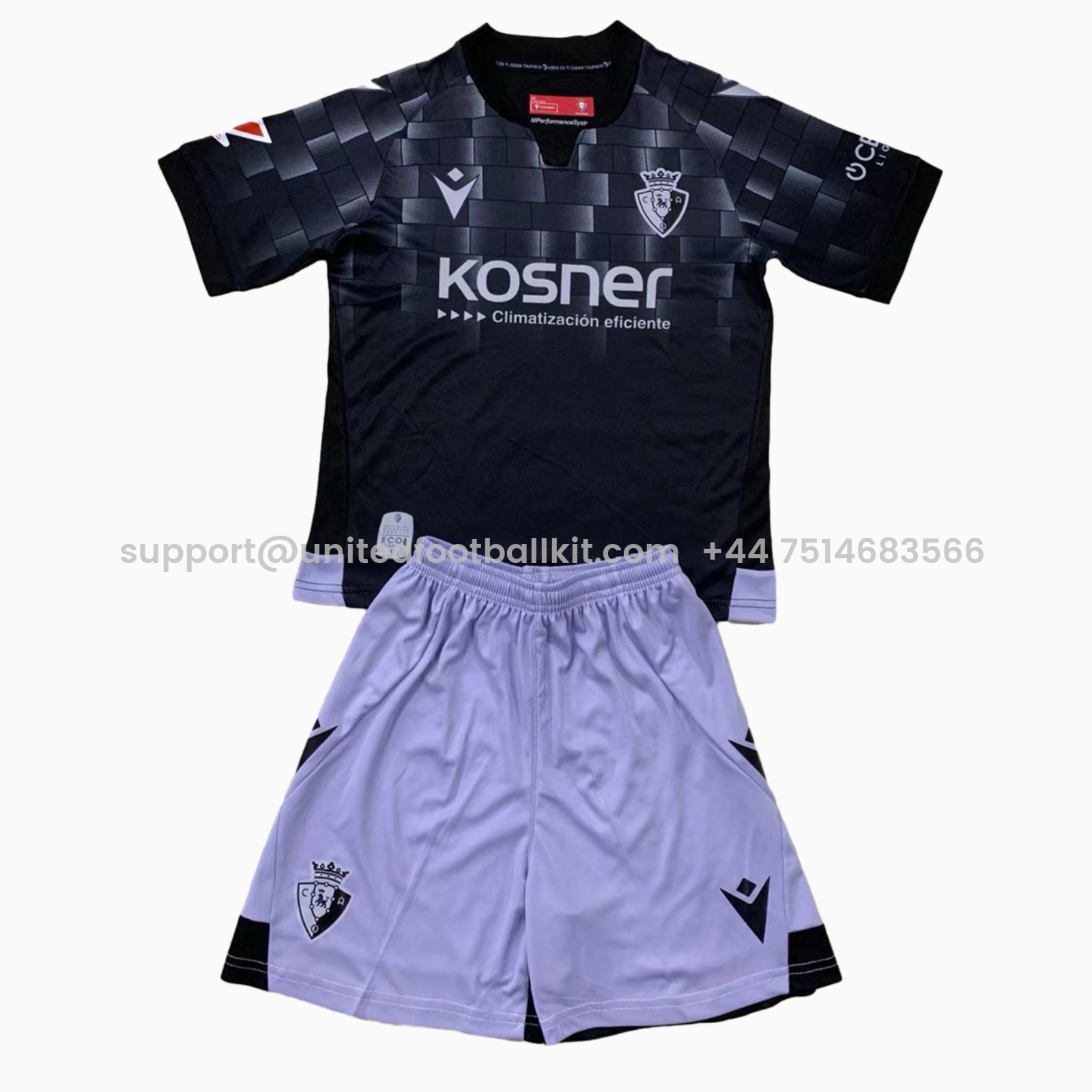Unitedfootballkit.com | Osasuna 24-25 Third Men's Adult Jersey Set - Fans Version -Customize Name, Number and Patch | Worldwide Shipping