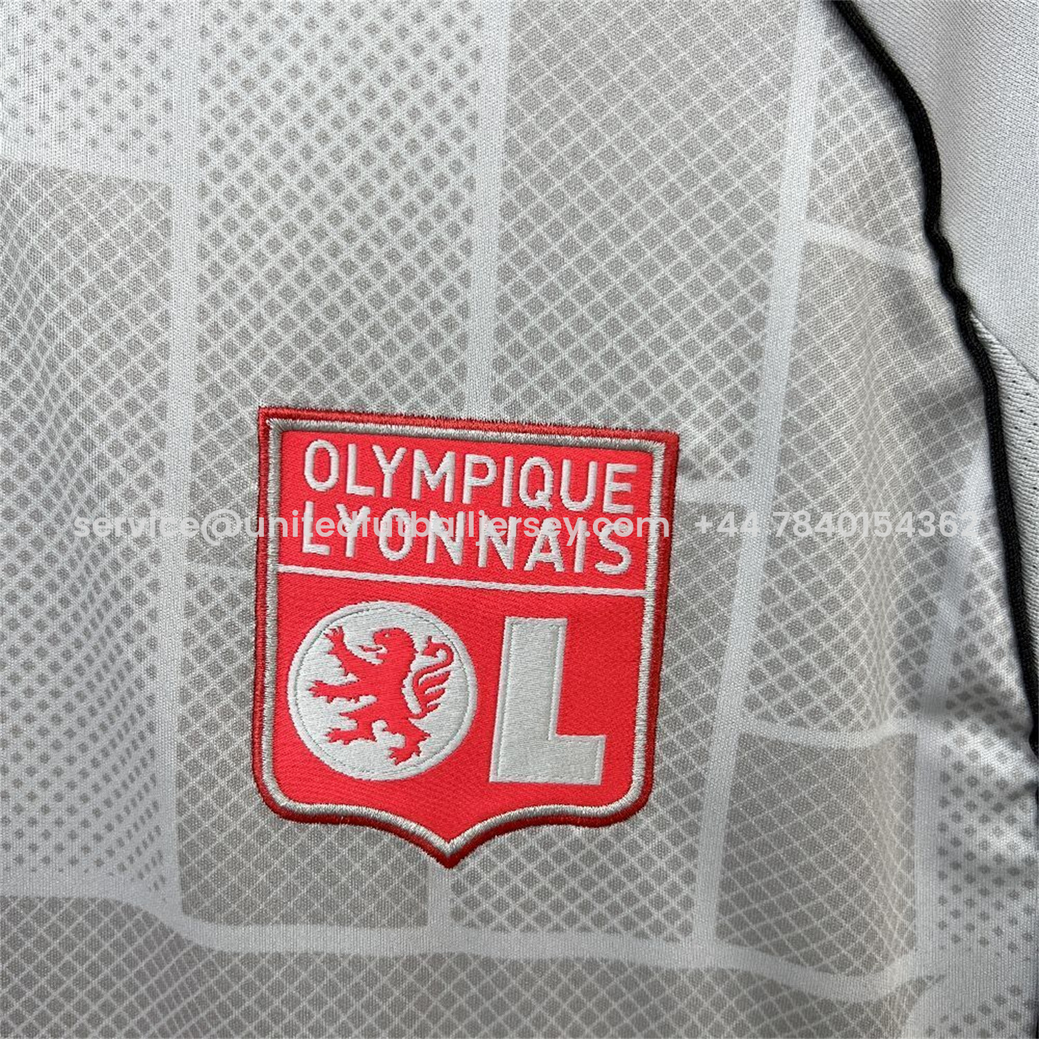 foot-Lyon 25-26 Third Grey Jersey - Fans Version