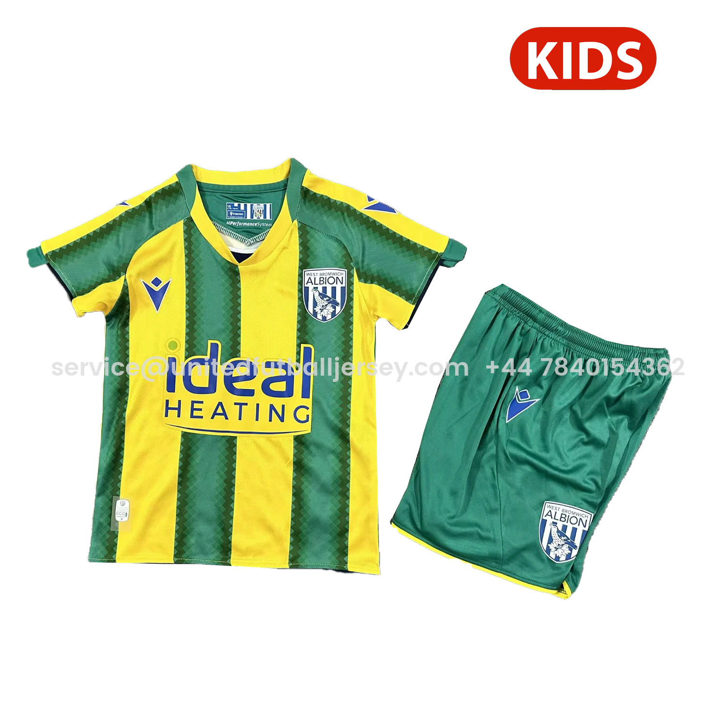 foot-West Bromwich Albion 25-26 Away Kids Kit