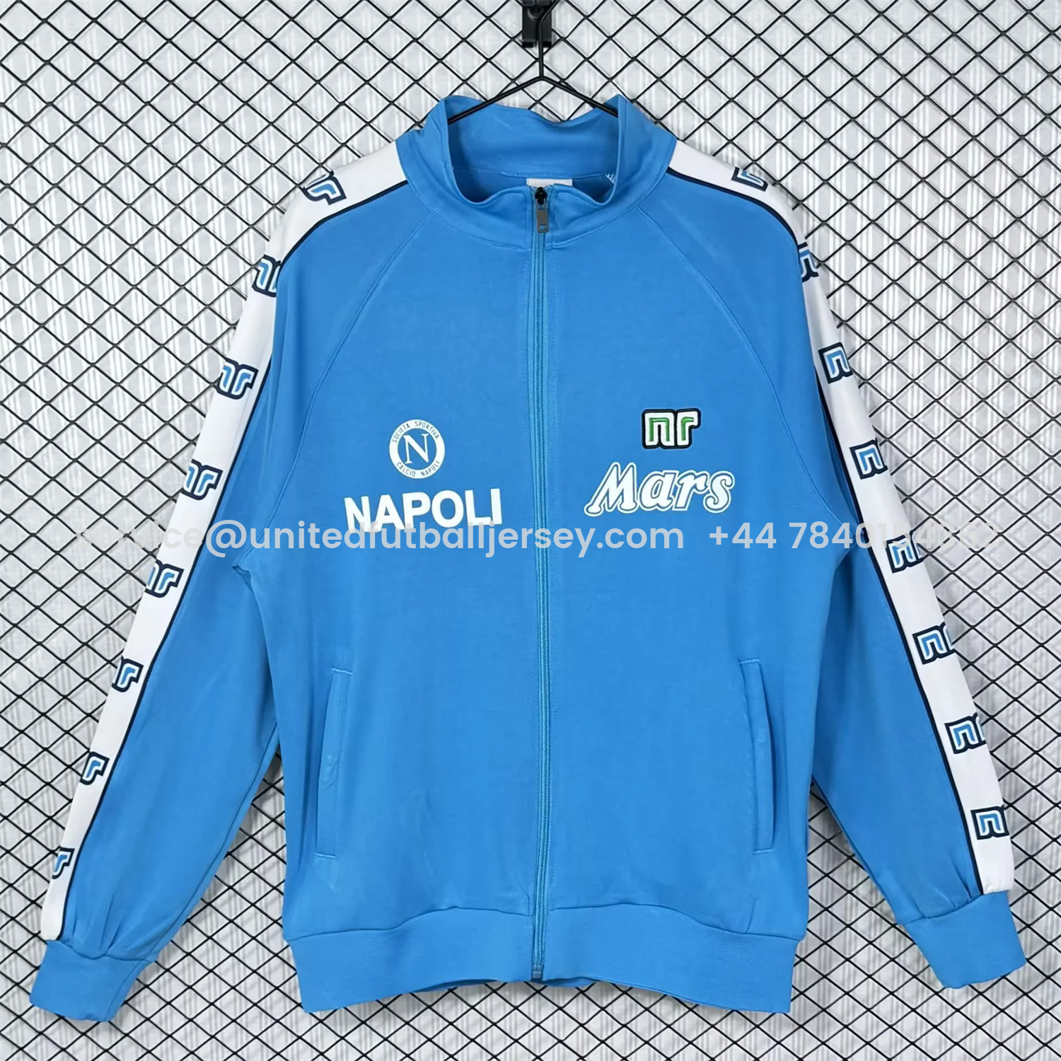 foot-Retro Napoli 1988-89 Blue Windbreaker