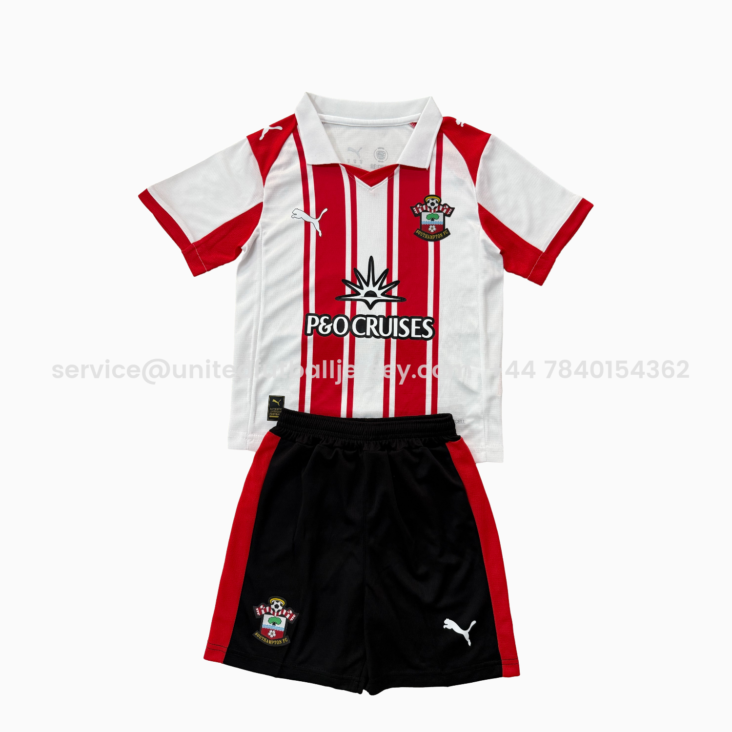 foot-Southampton 25-26 Home Men's Adult Jersey Set - Fans Version