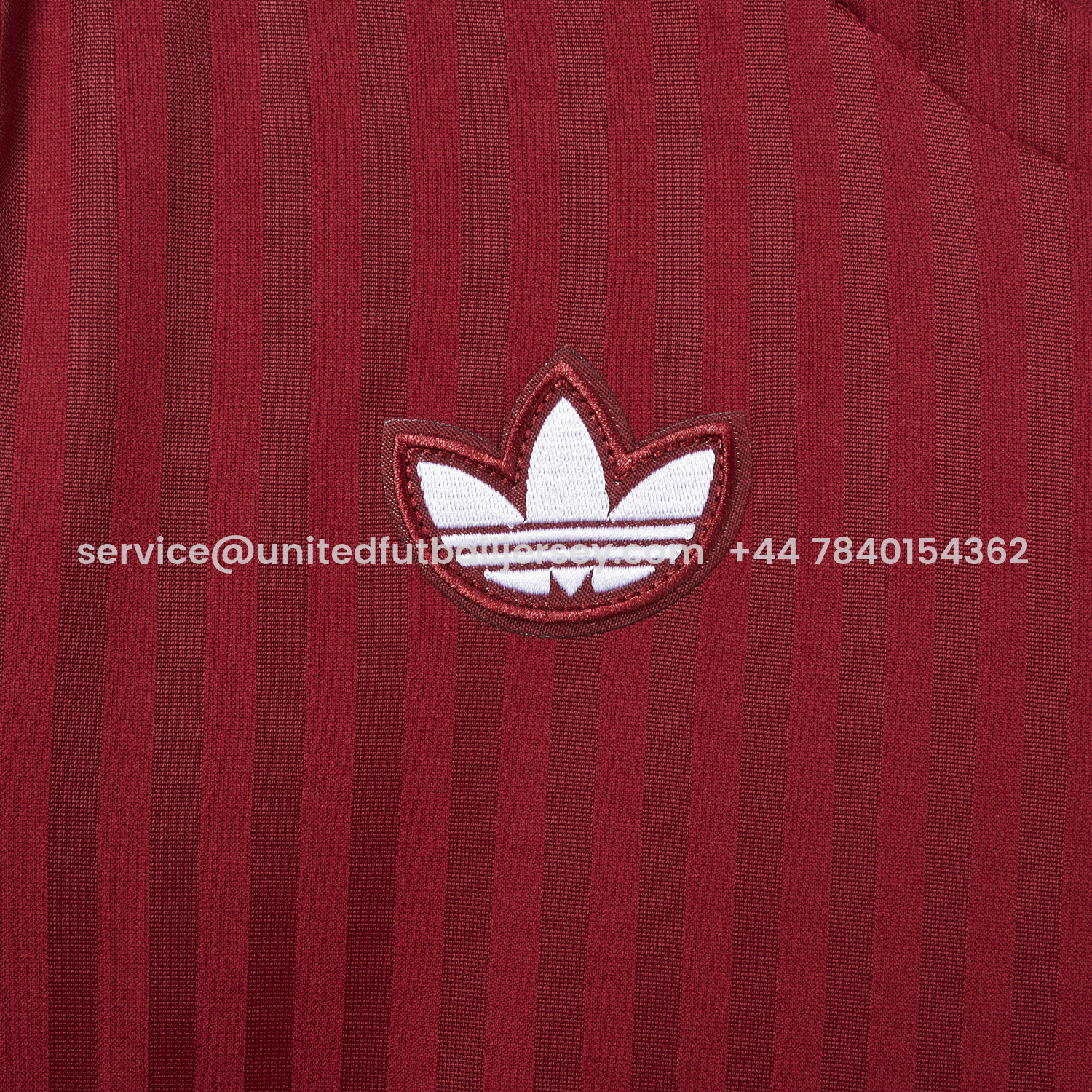 foot-Bayern Munich 25-26 Trefoil Wine Red Travel Jersey - Fans Version
